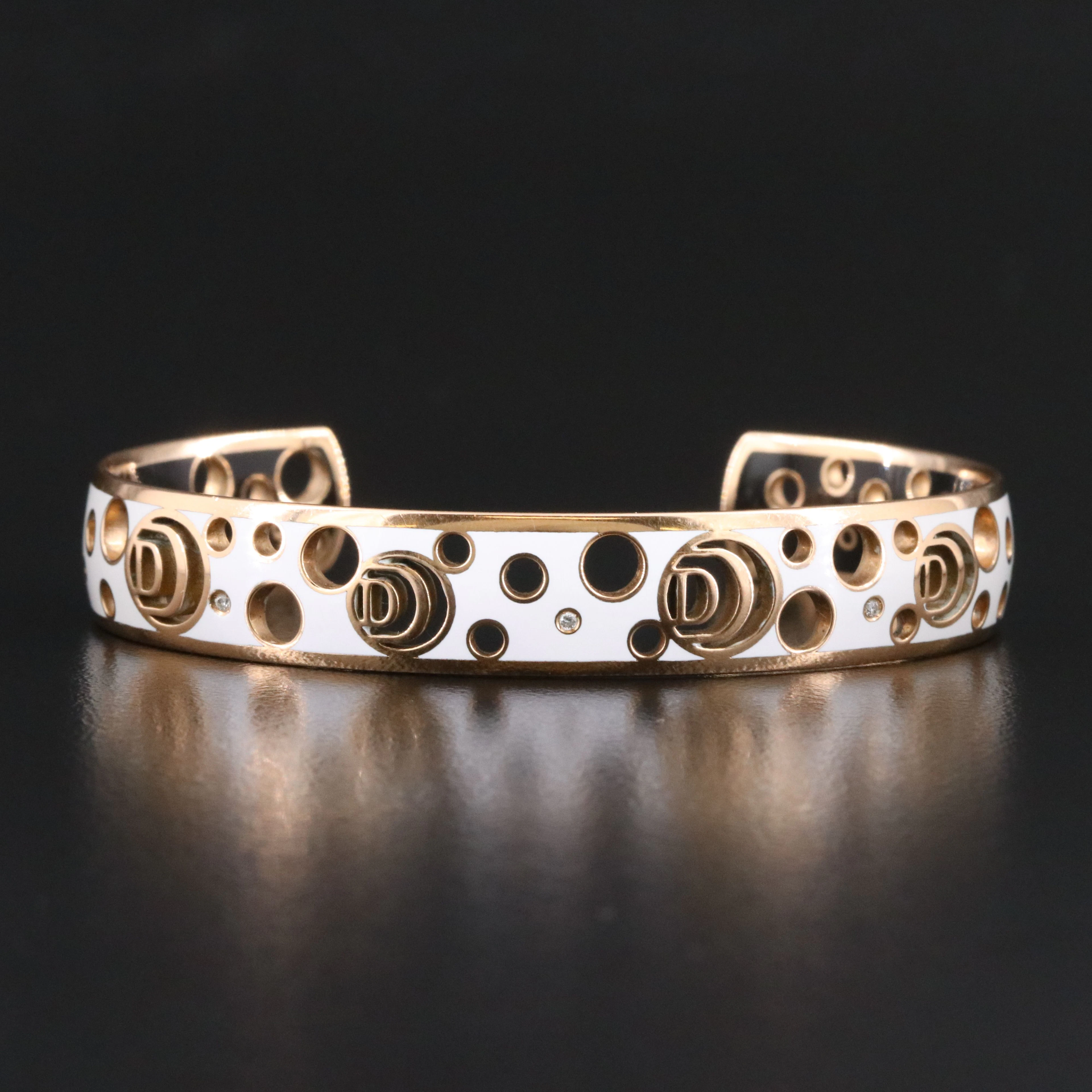 Damiani Damianissima 18K Rose Gold Cuff Bracelet