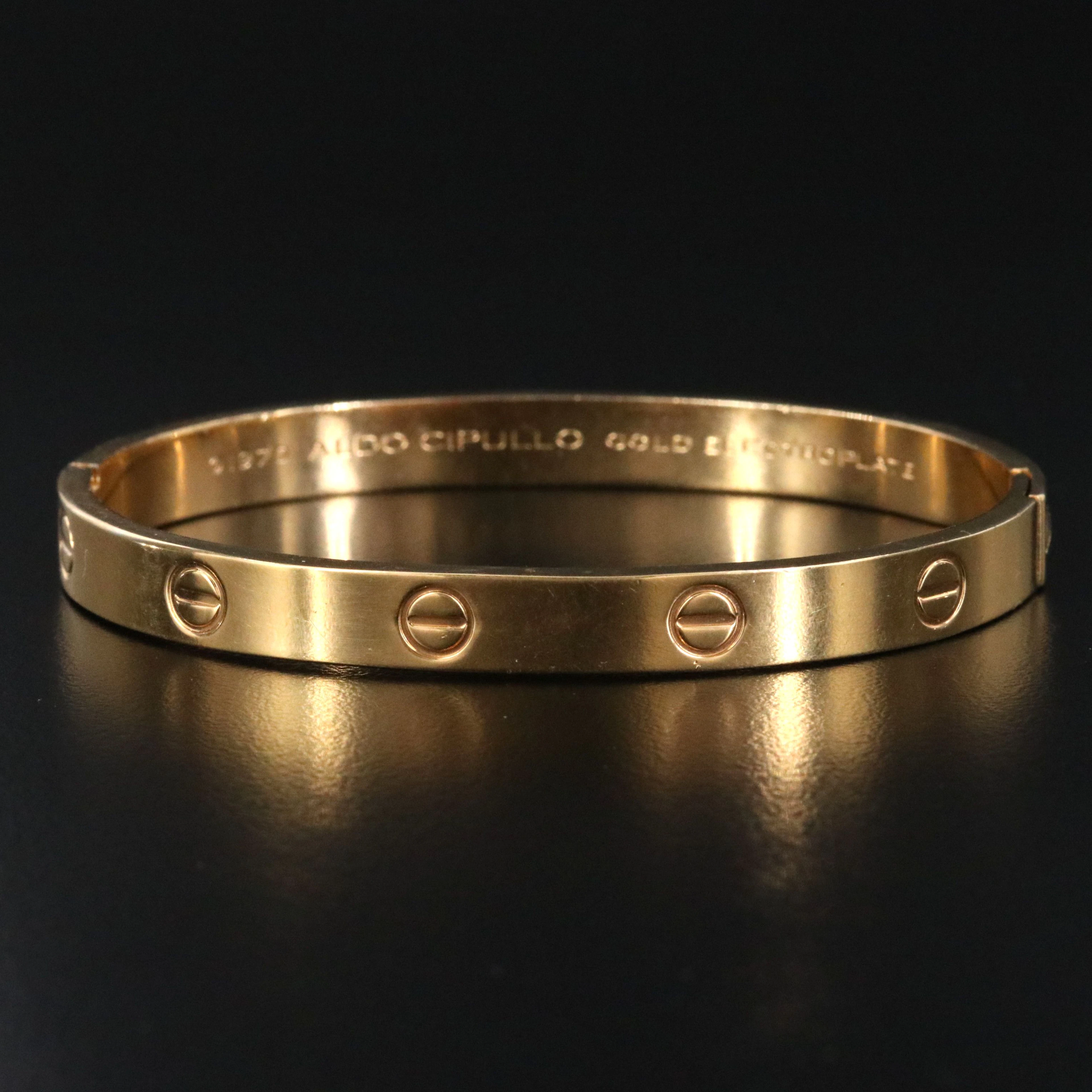 Aldo Cipullo Love Bracelet for Charles Revson