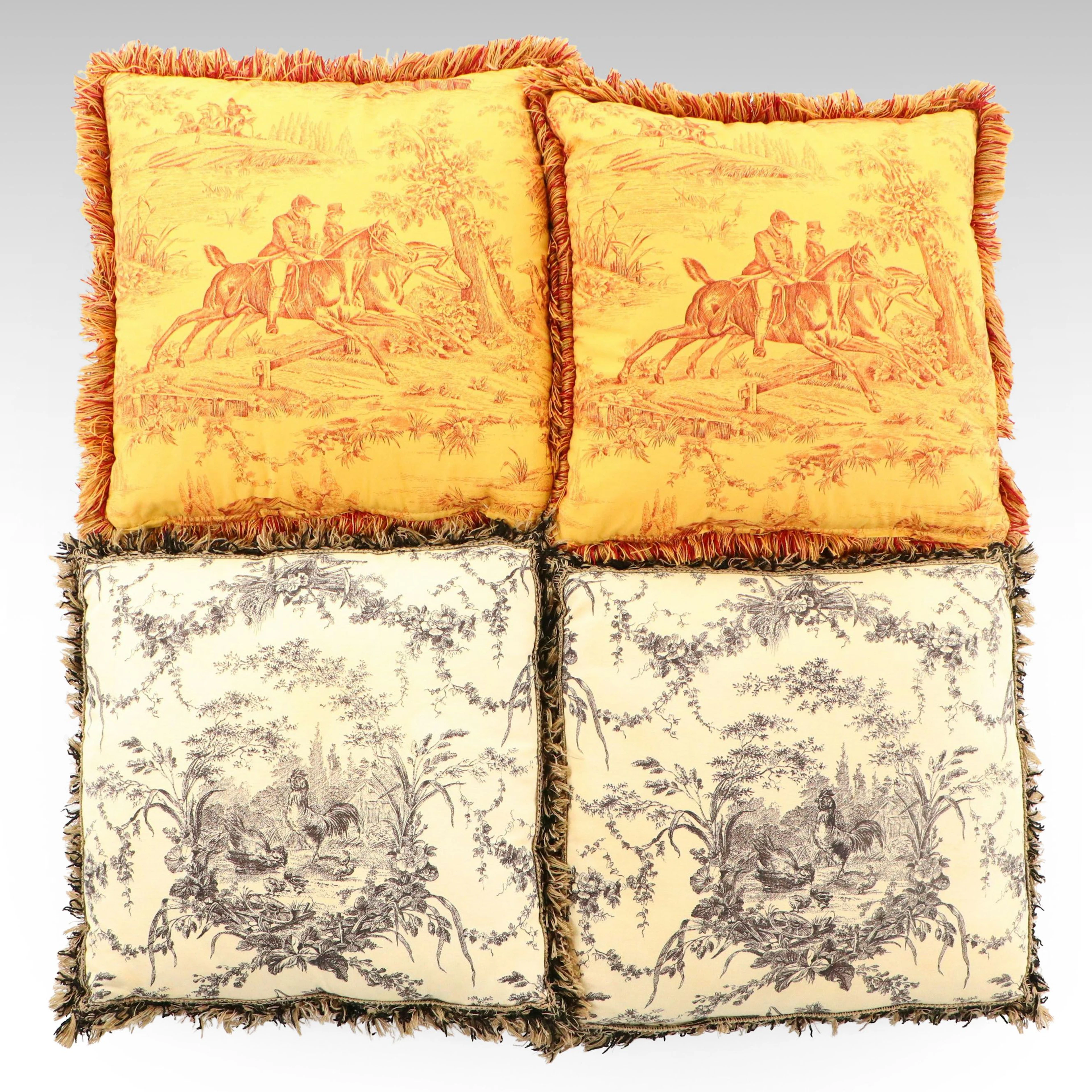 Waverly "La Petite Ferme" French Country Style Throw Pillows