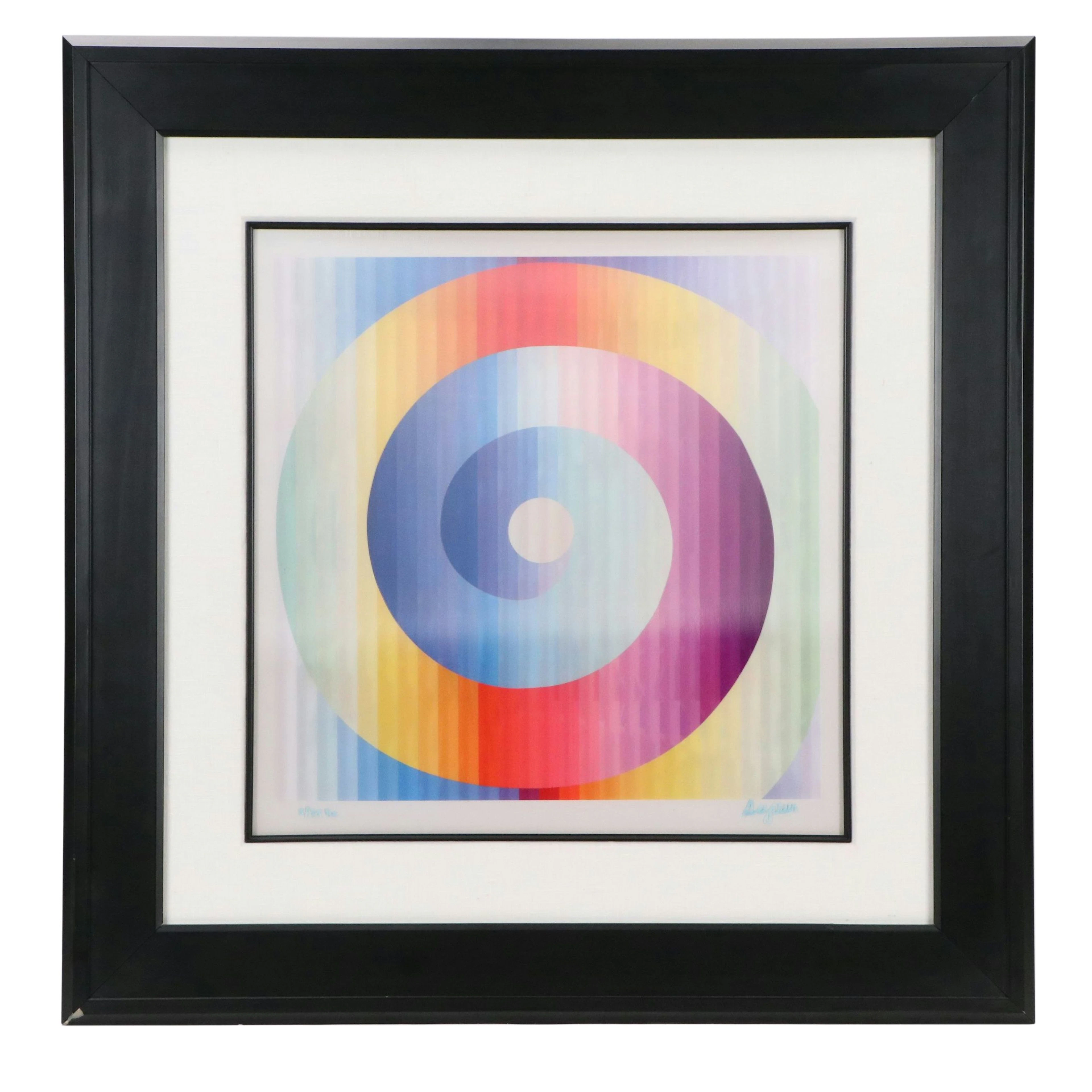 Yaacov Agam Op Art Agamograph "Hope," 2006