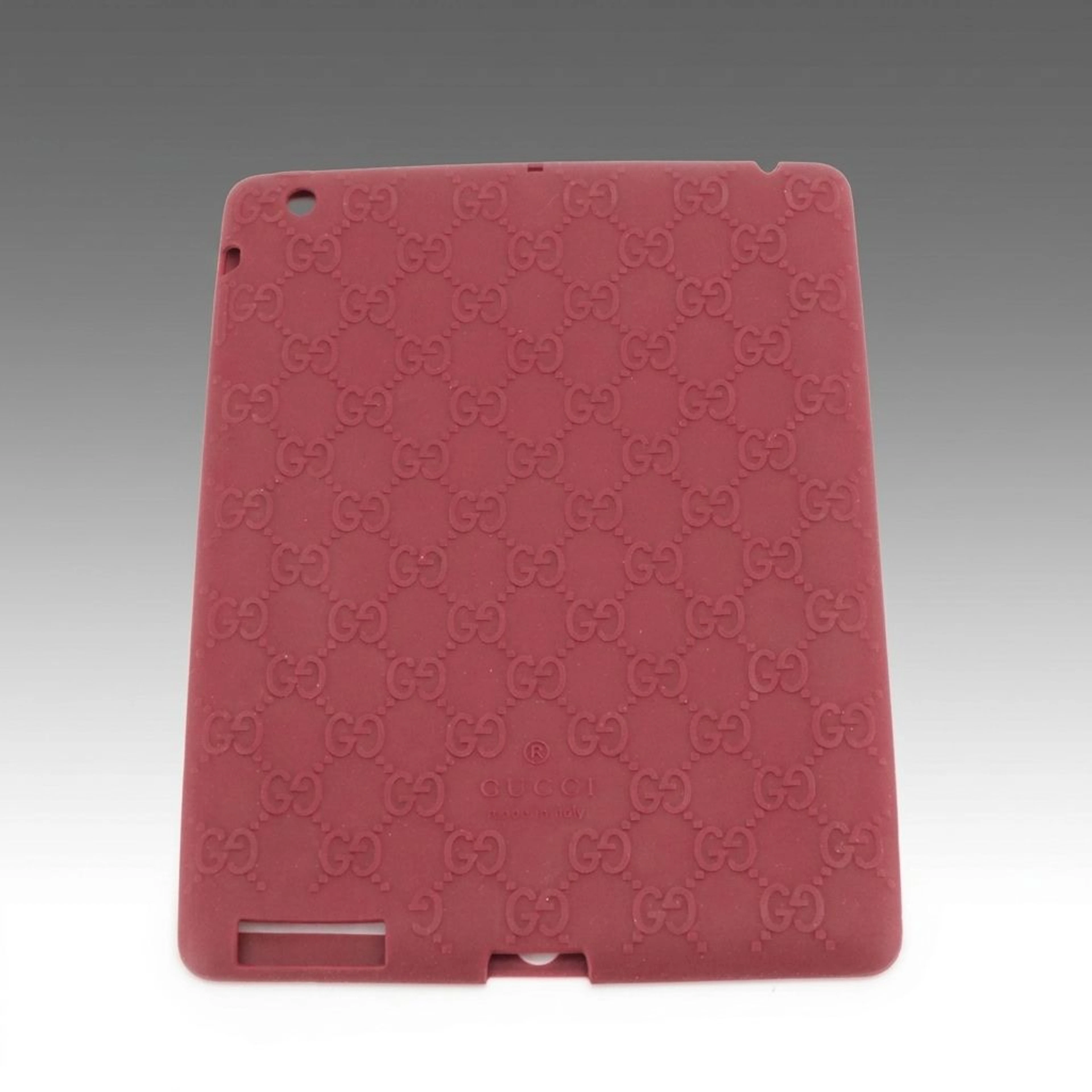 Gucci iPad 2 Cover in GG Embossed Silicone with Box