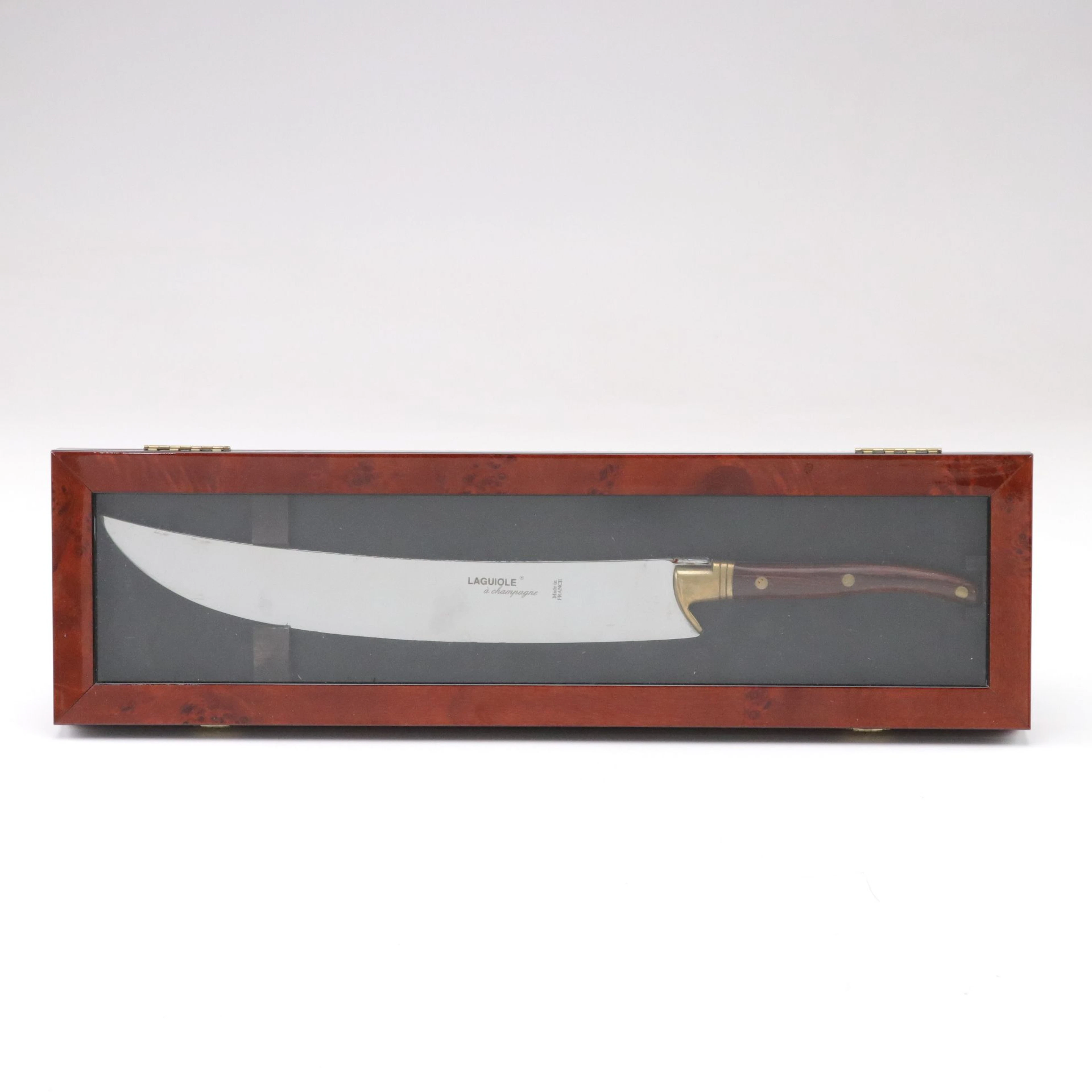 Laguiole en Aubrac Champagne Saber with Display Case