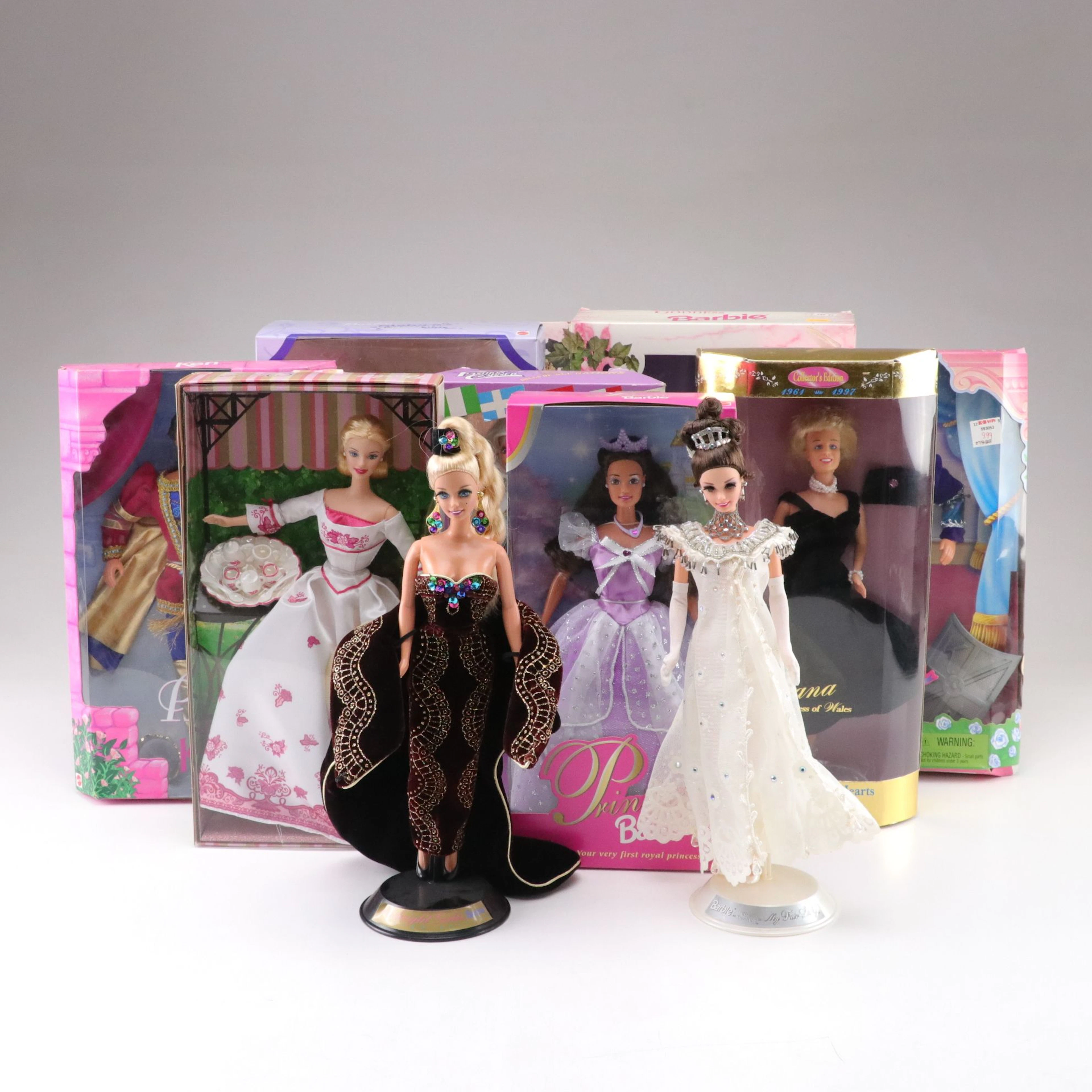Princess Dianna Doll with Krissy, Grecian Goddess Barbie, & More Barbie Dolls