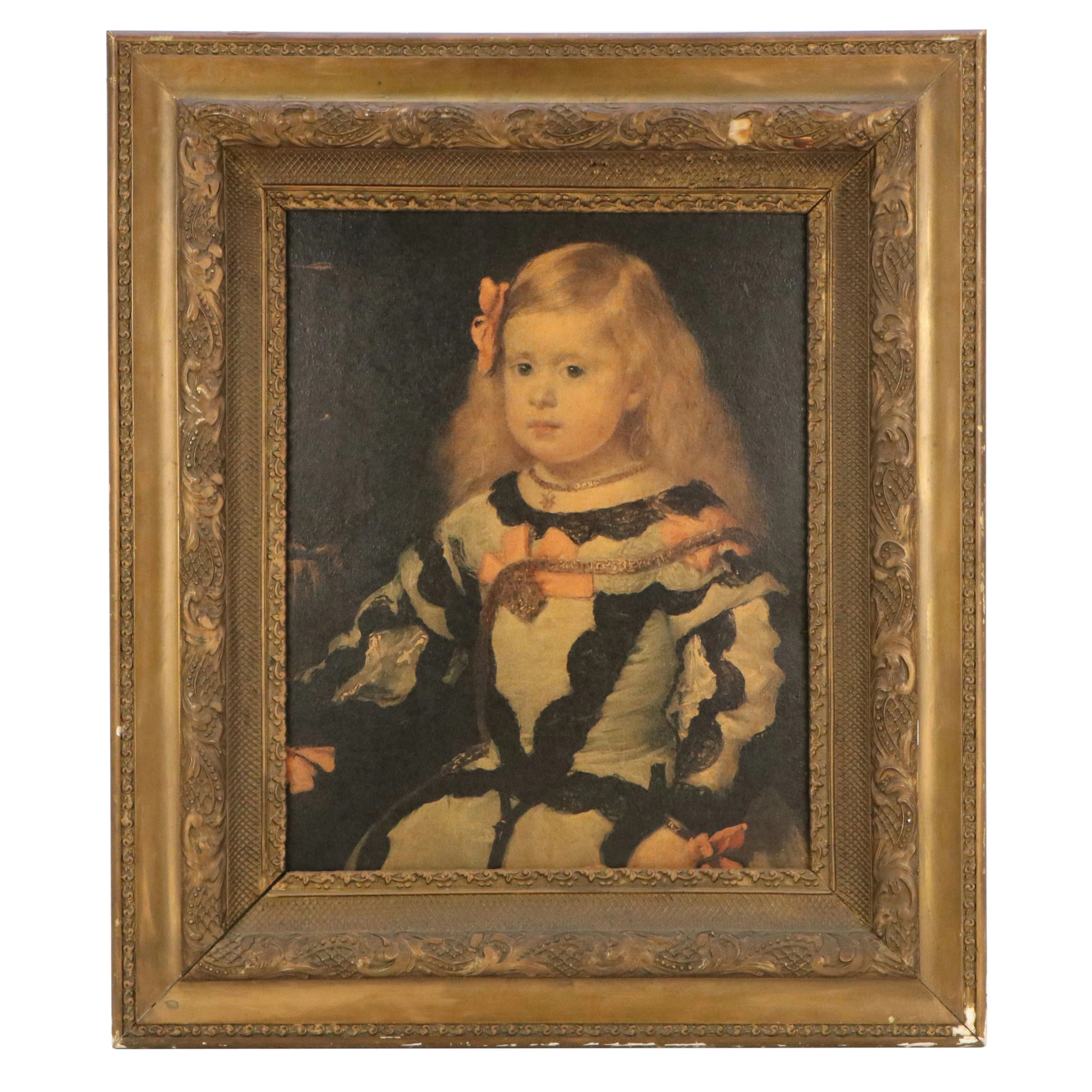 Offset After Diego Velázquez "Portrait of the Infanta Margarita Teresa"