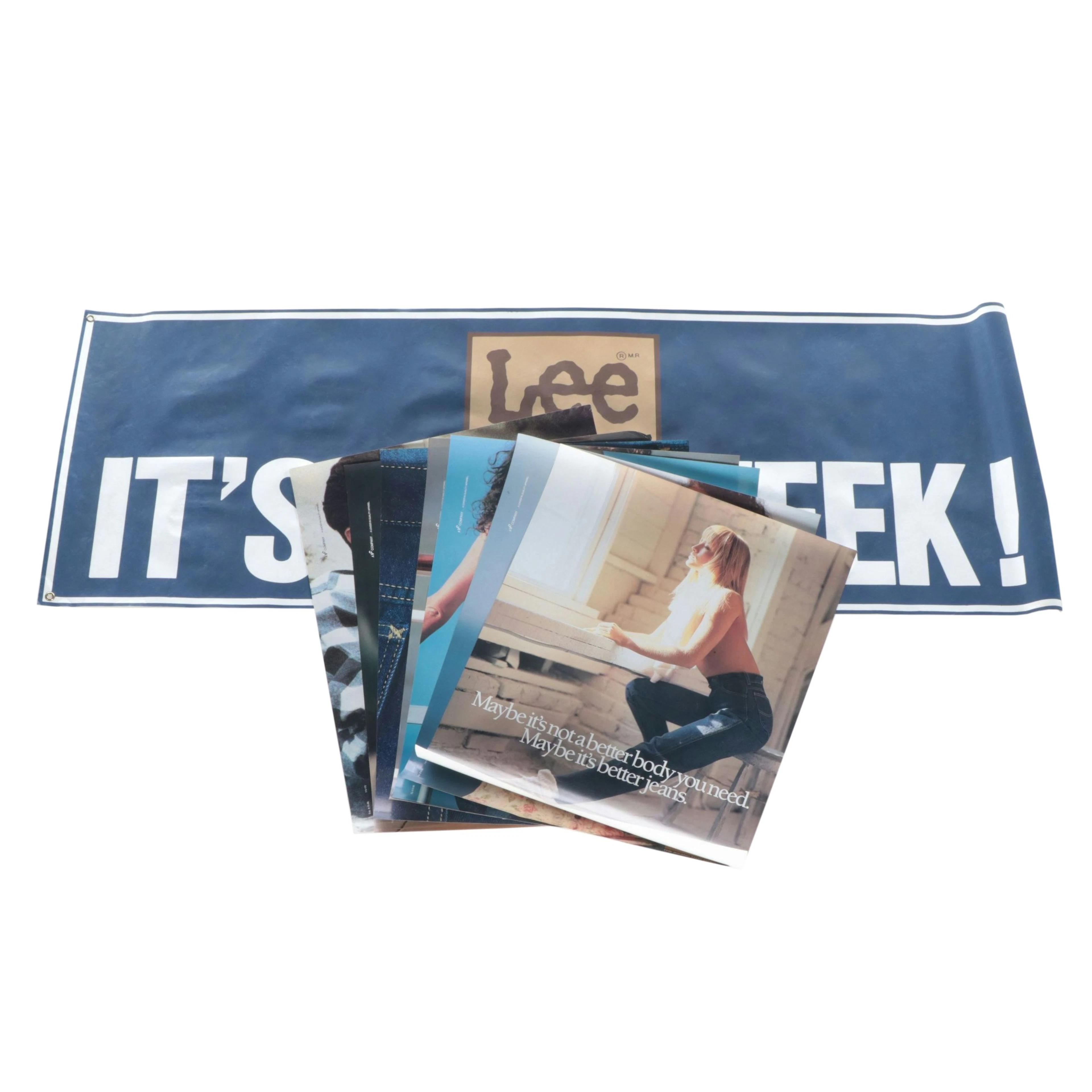 Lee "It's Lee Week" Advertisement Banner with Posters