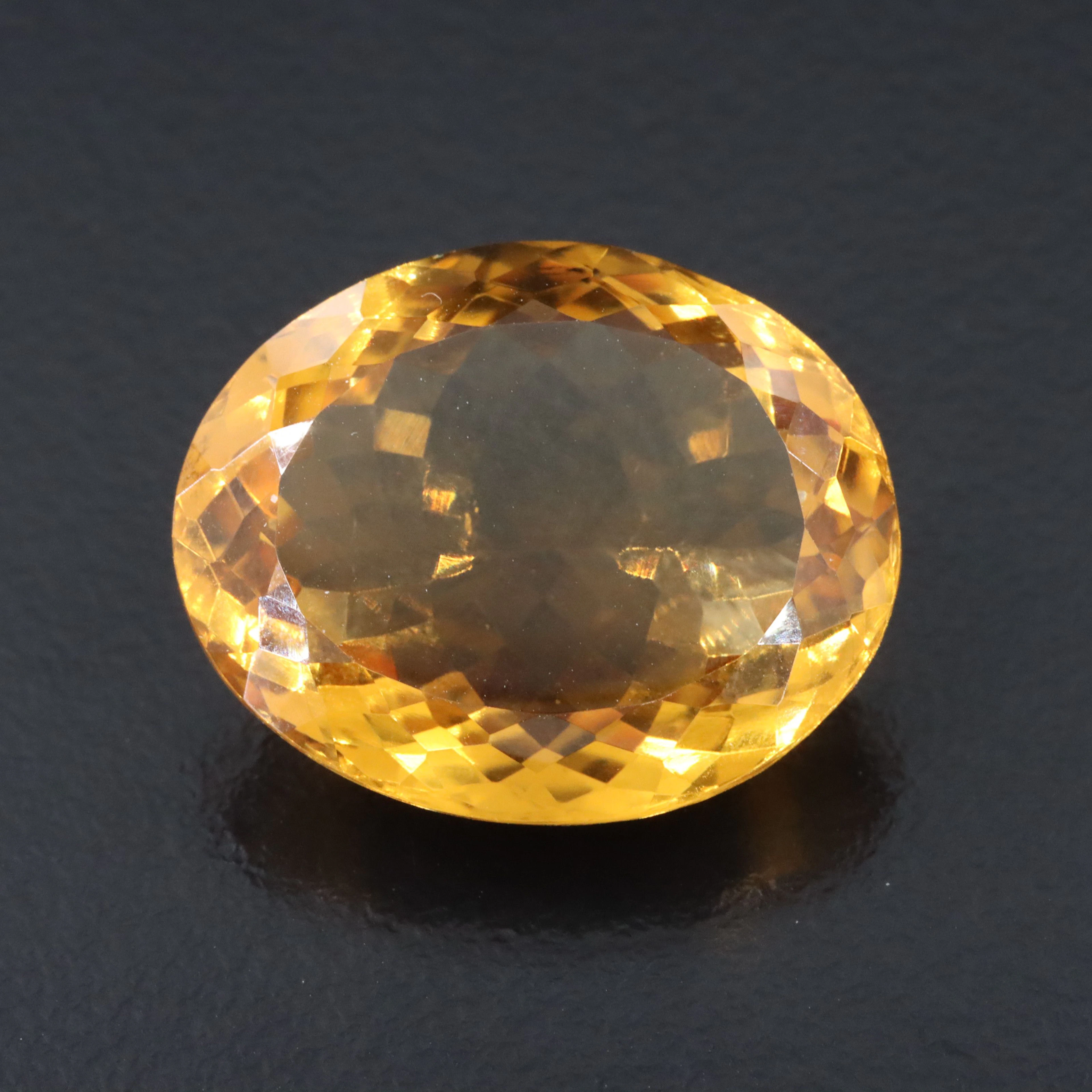 Loose 28.06 CT Citrine