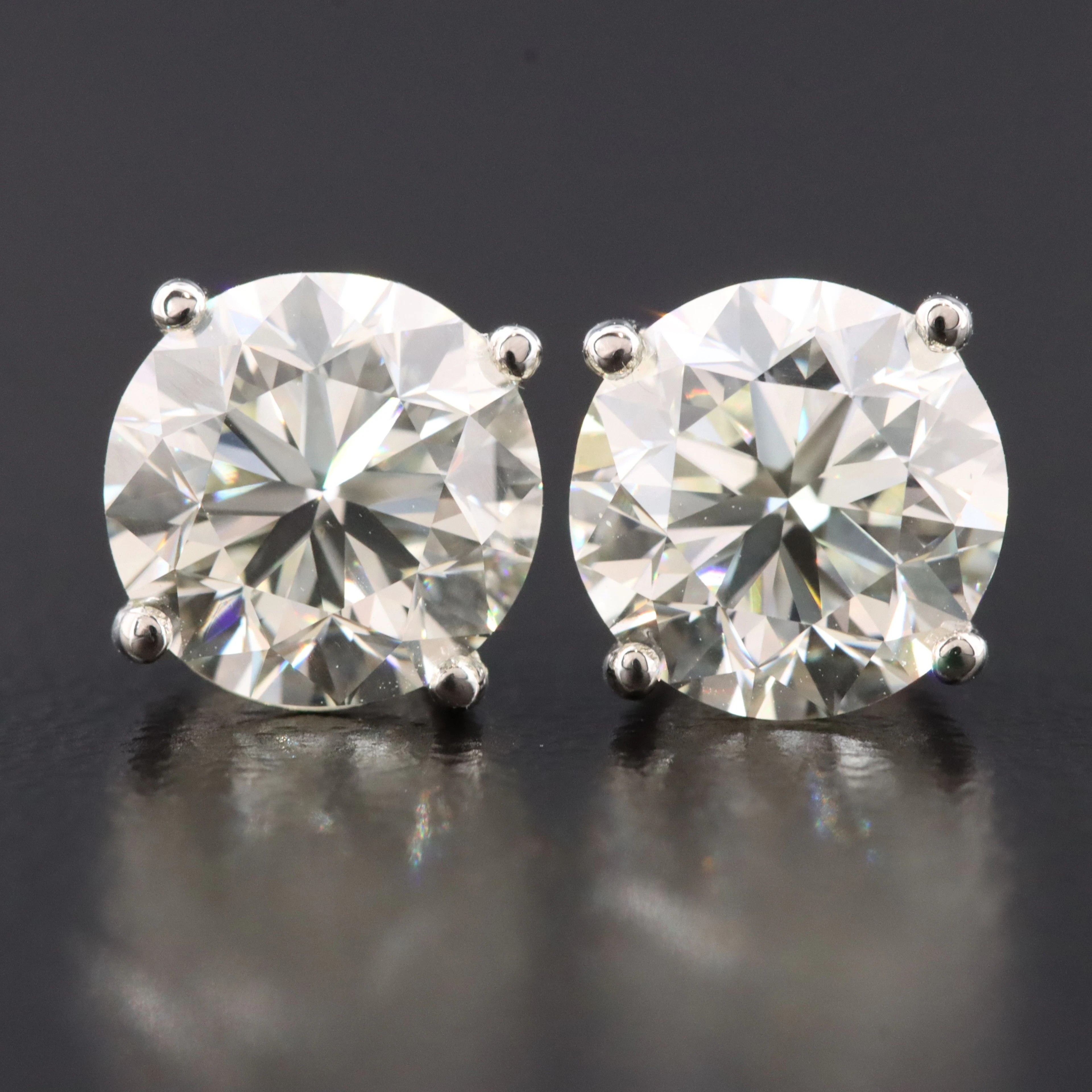 Platinum 3.00 CTW Diamond Earrings