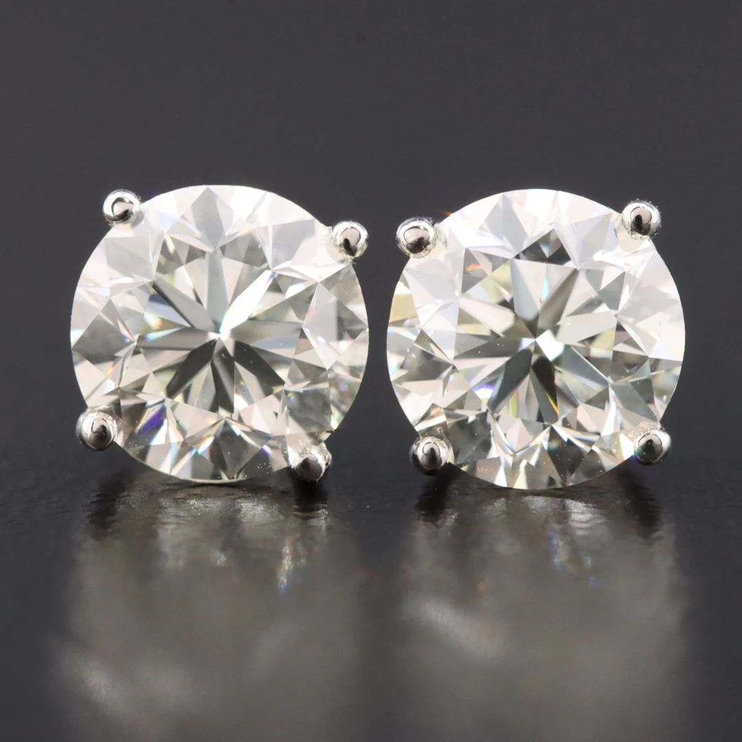 Platinum 3.00 CTW Diamond Earrings