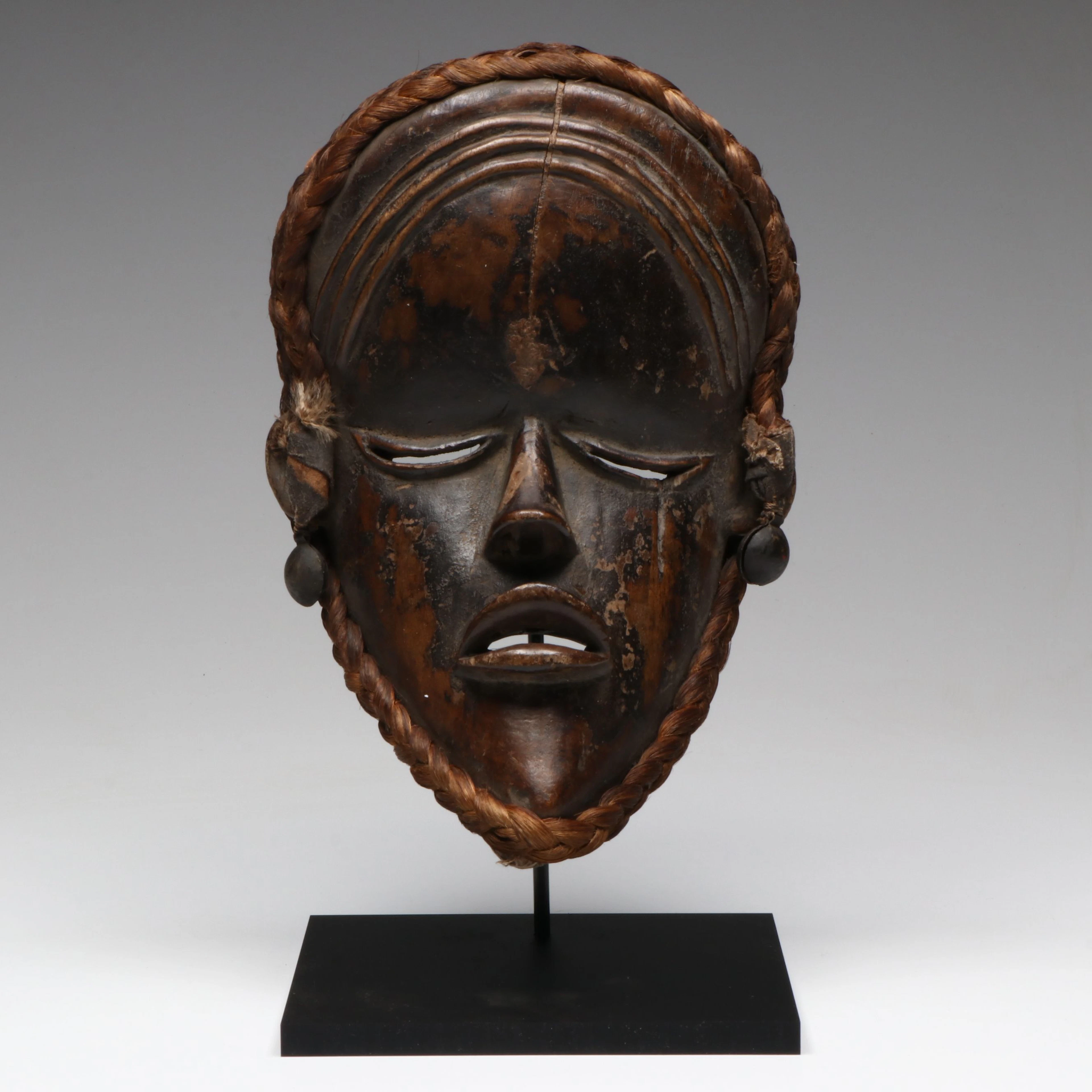 West African Dan Peoples "Deangle" Poro Society Initiation Mask