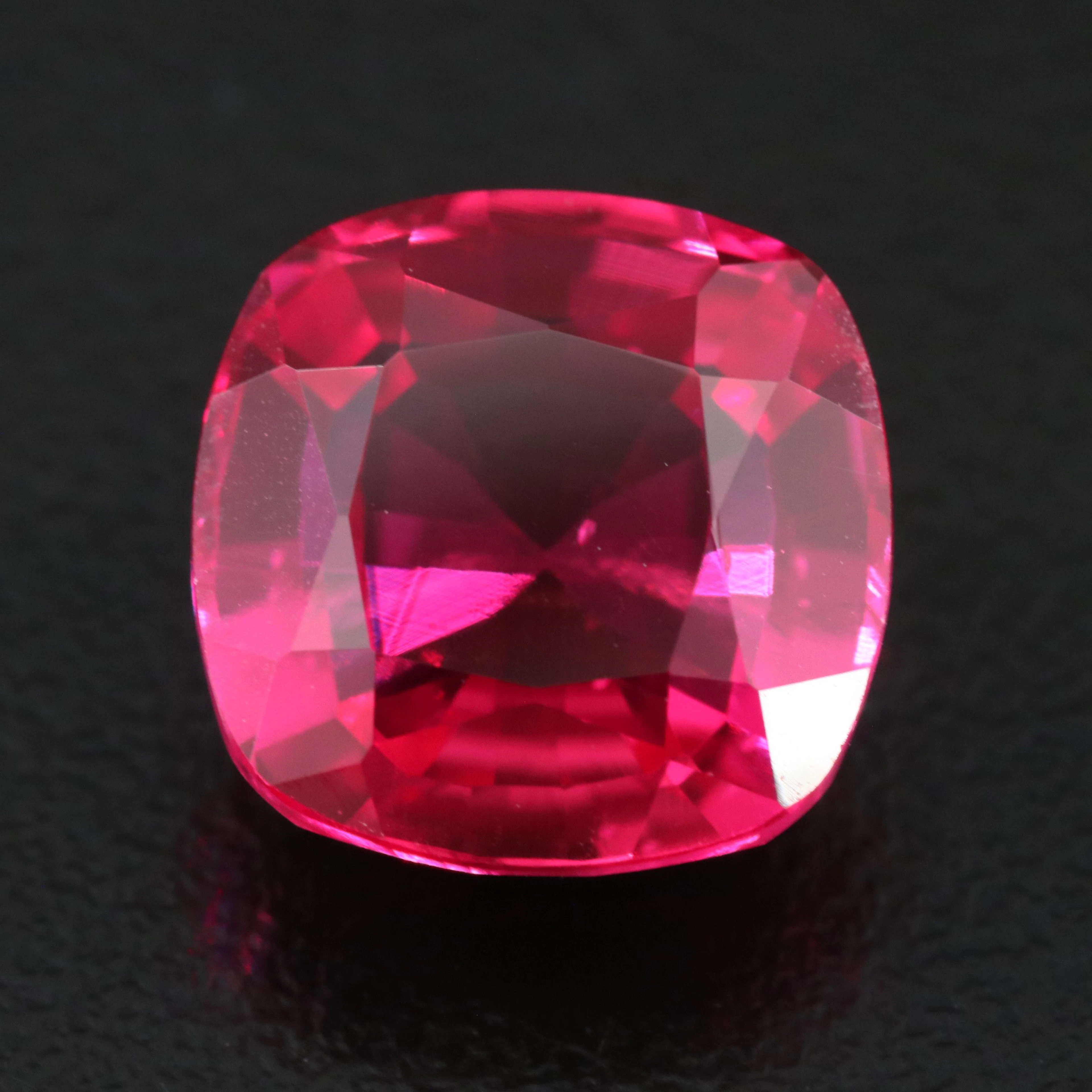 Loose 5.98 CT Lab Grown Pink Sapphire