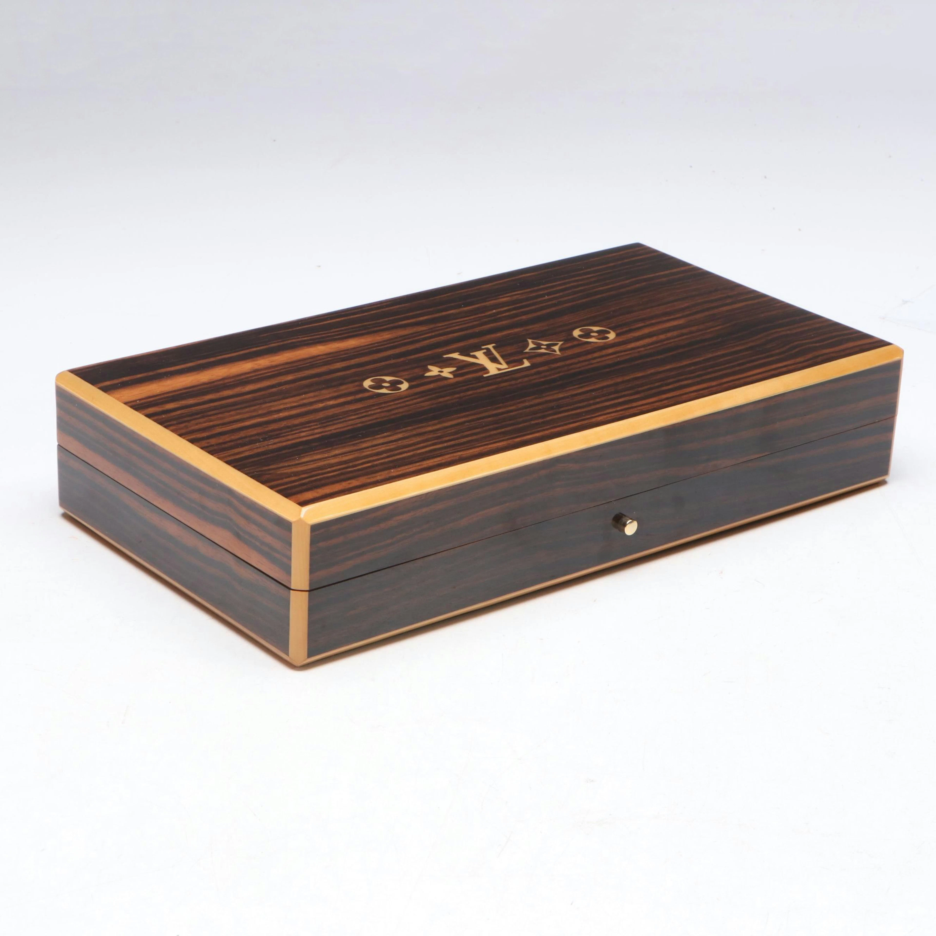 Louis Vuitton "Coffret de Voyage" Mahogany Travel Humidor