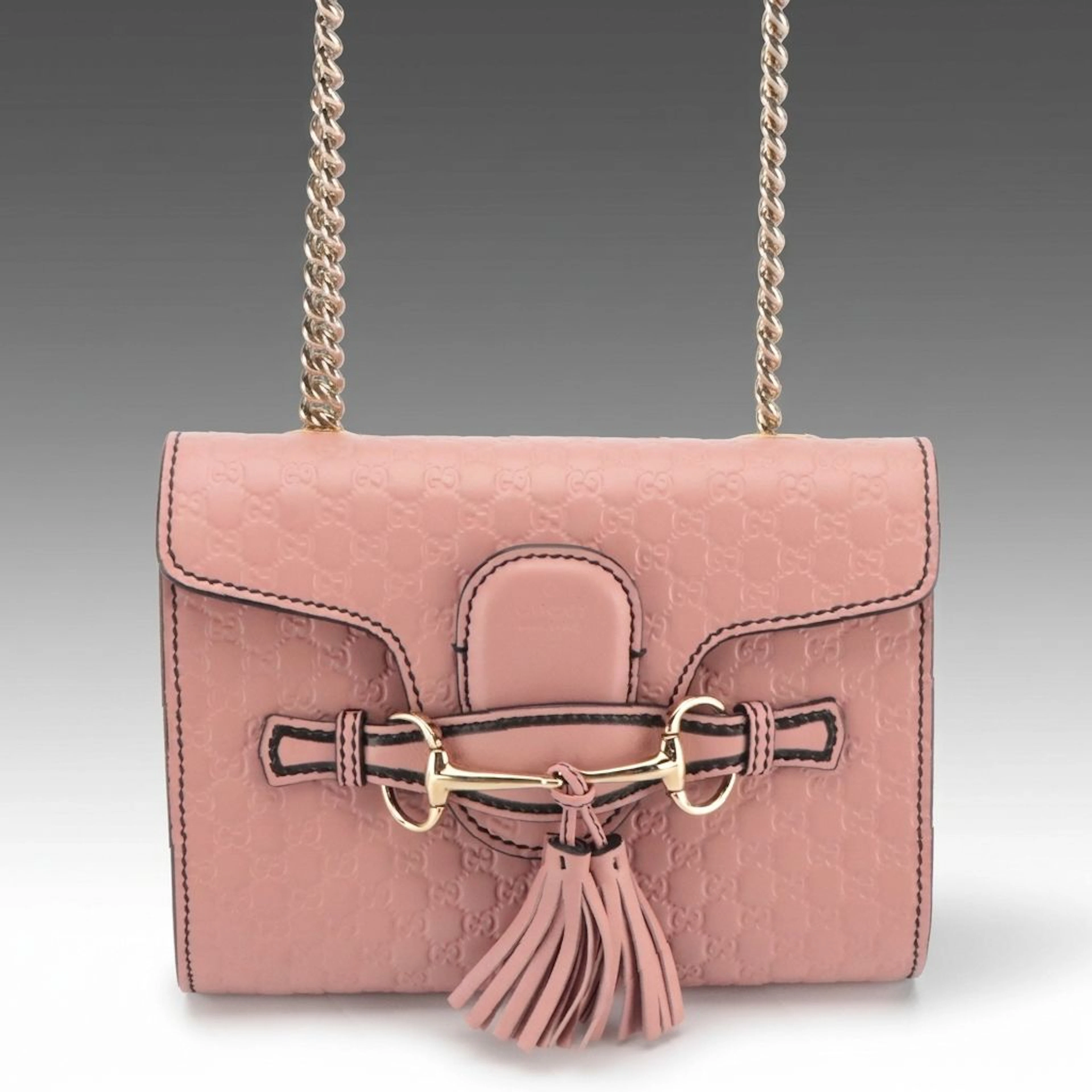 Gucci Microguccissima Leather Mini Emily Shoulder Bag