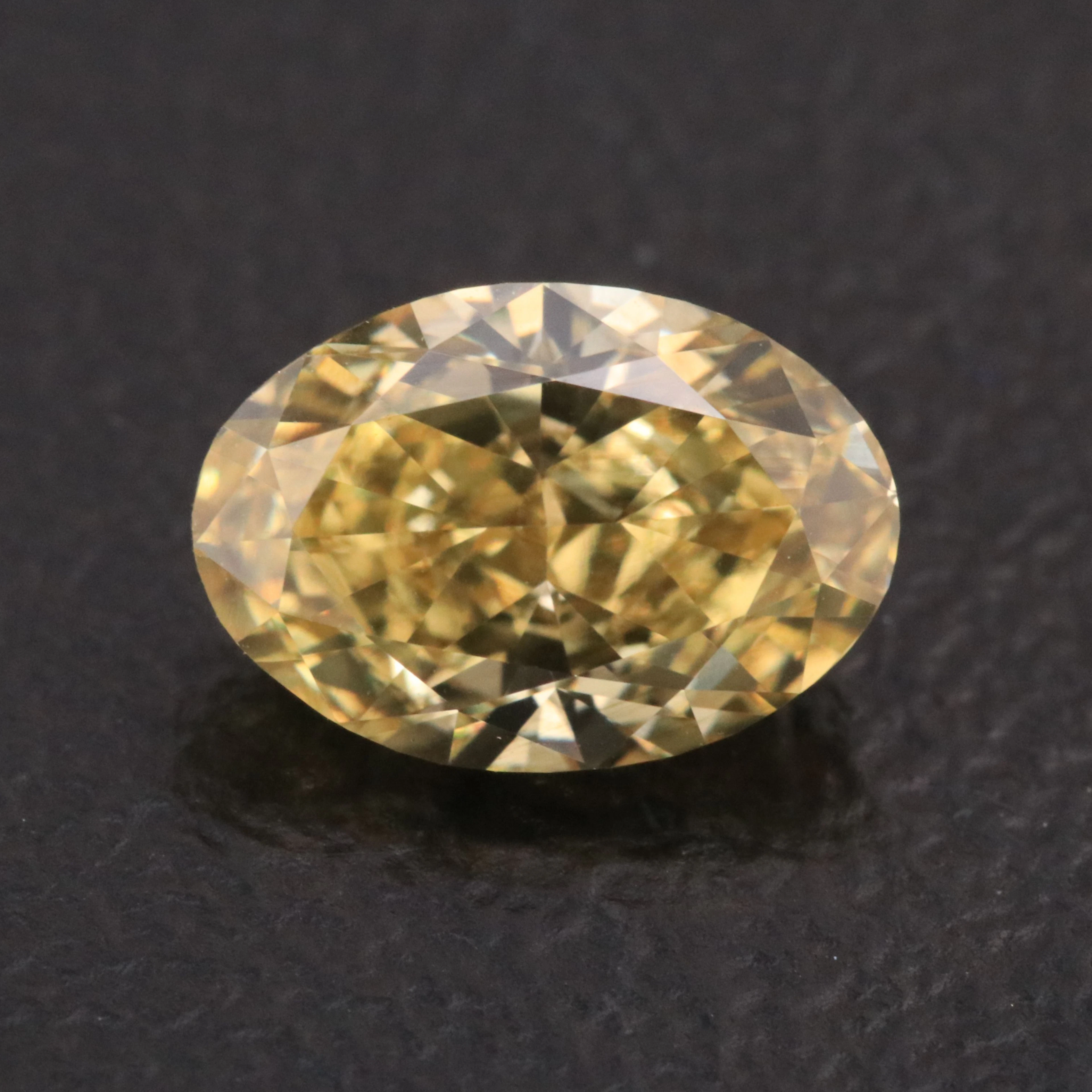 Loose 1.11 CT Fancy Yellow Lab Grown Diamond