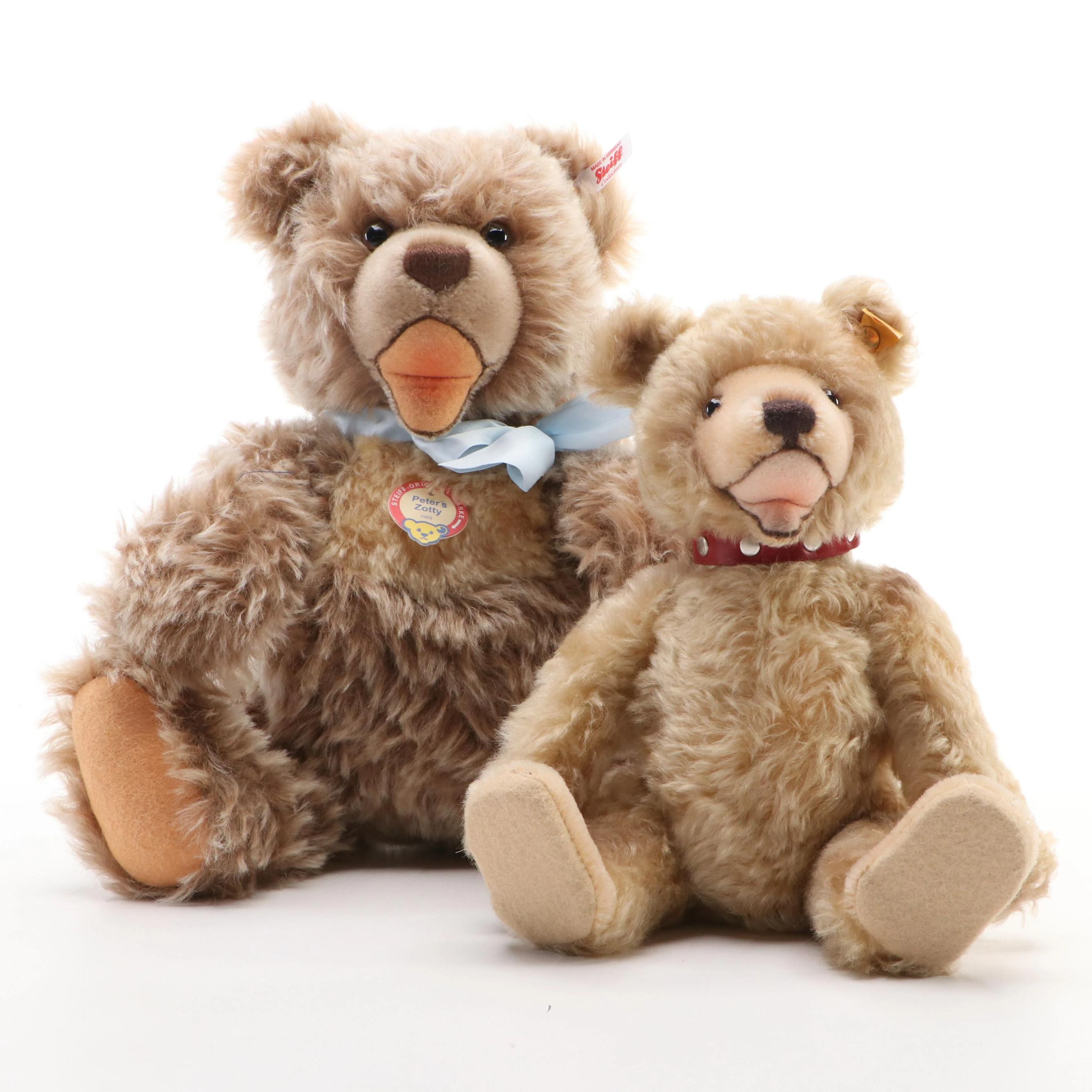 Steiff "Peter's Zotty" and "Teddy Baby" Teddy Bears