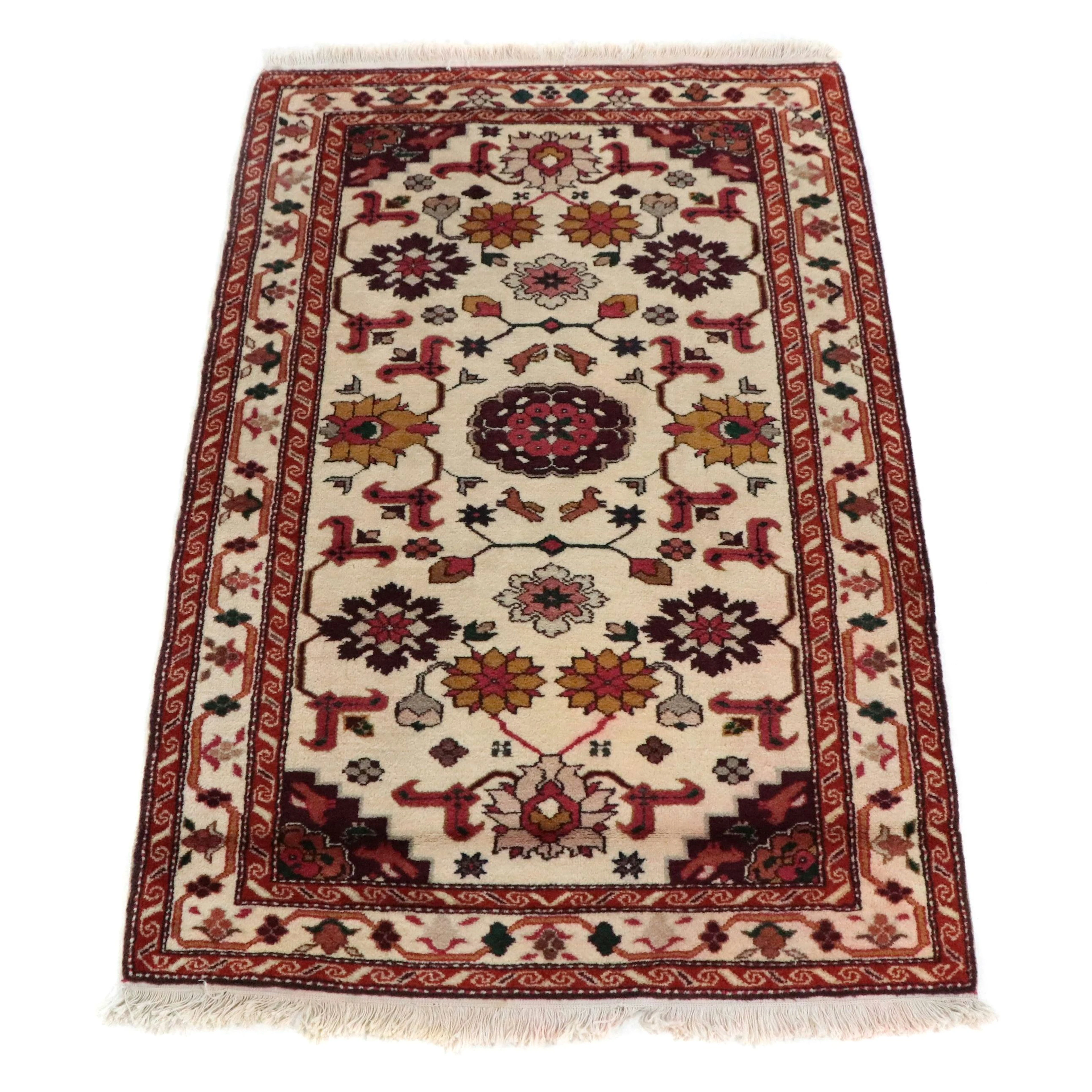 2'11 x 4'6 Hand-Knotted Pakistani Shirvan Accent Rug