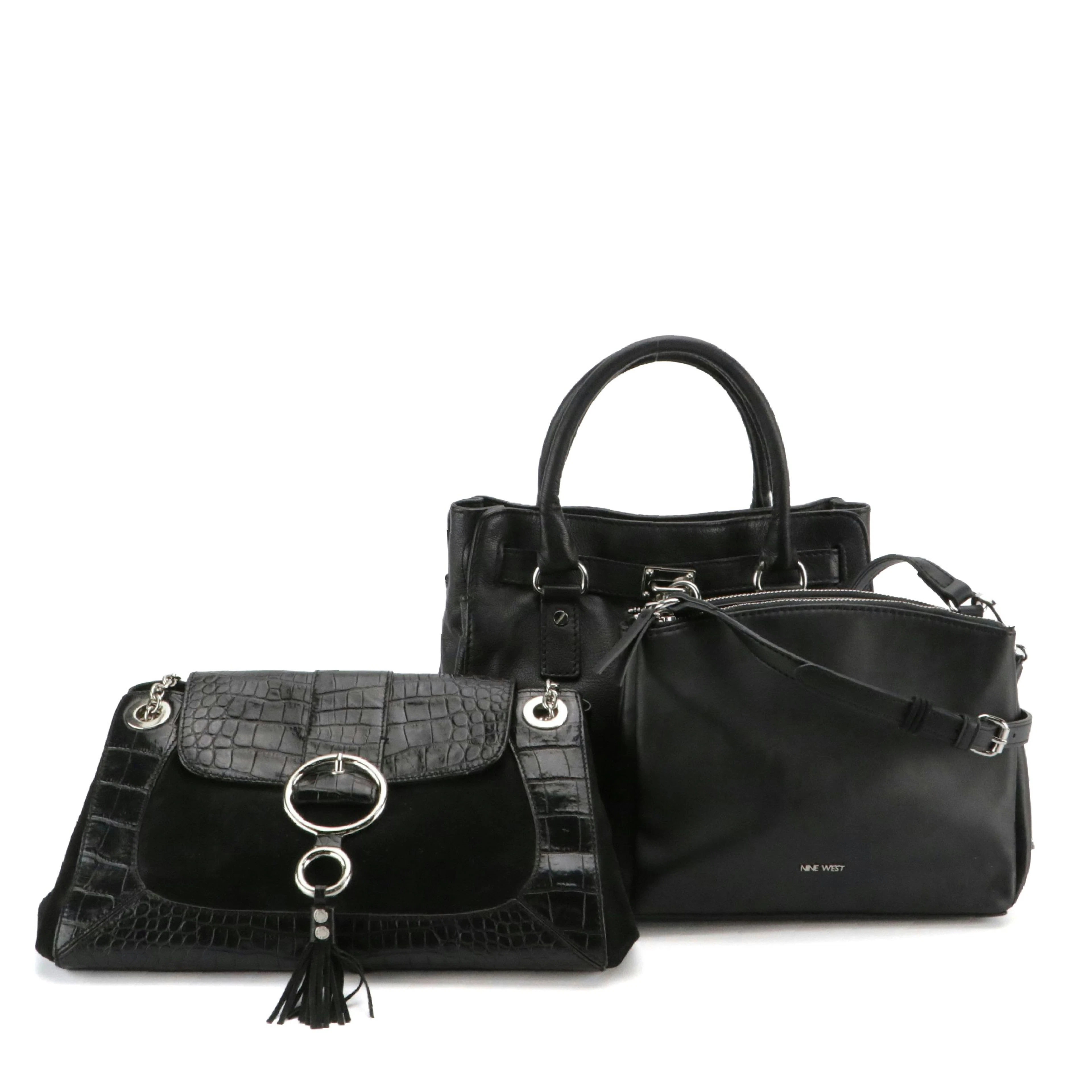 Michael Kors Hamilton 2Way Tote Bag, Nine West Leather Crossbody, and Other Bag