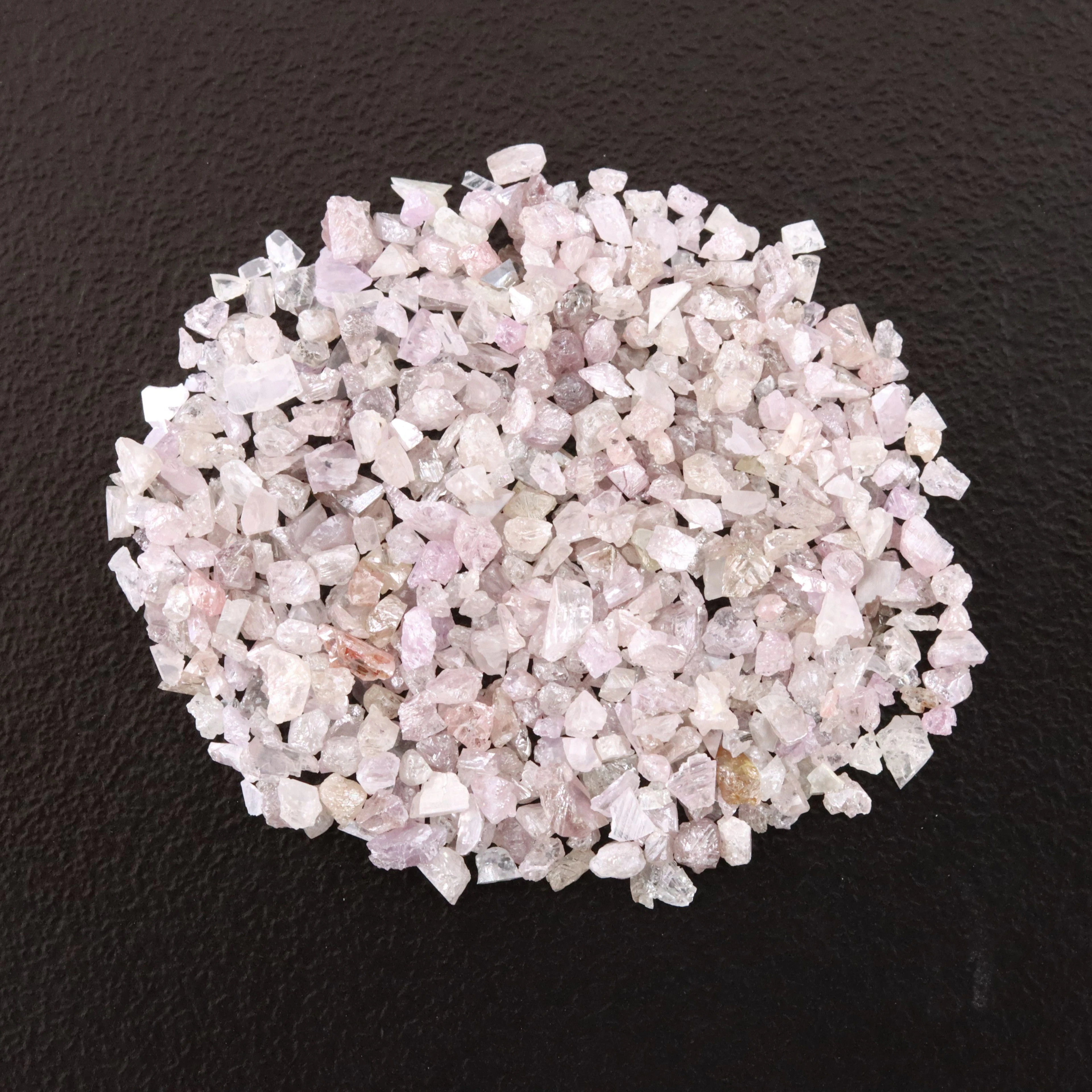 Loose 11.82 CTW Rough Fancy Pink Diamond Lot