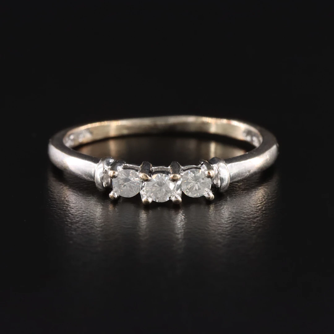 10K 0.24 CTW Diamond Ring