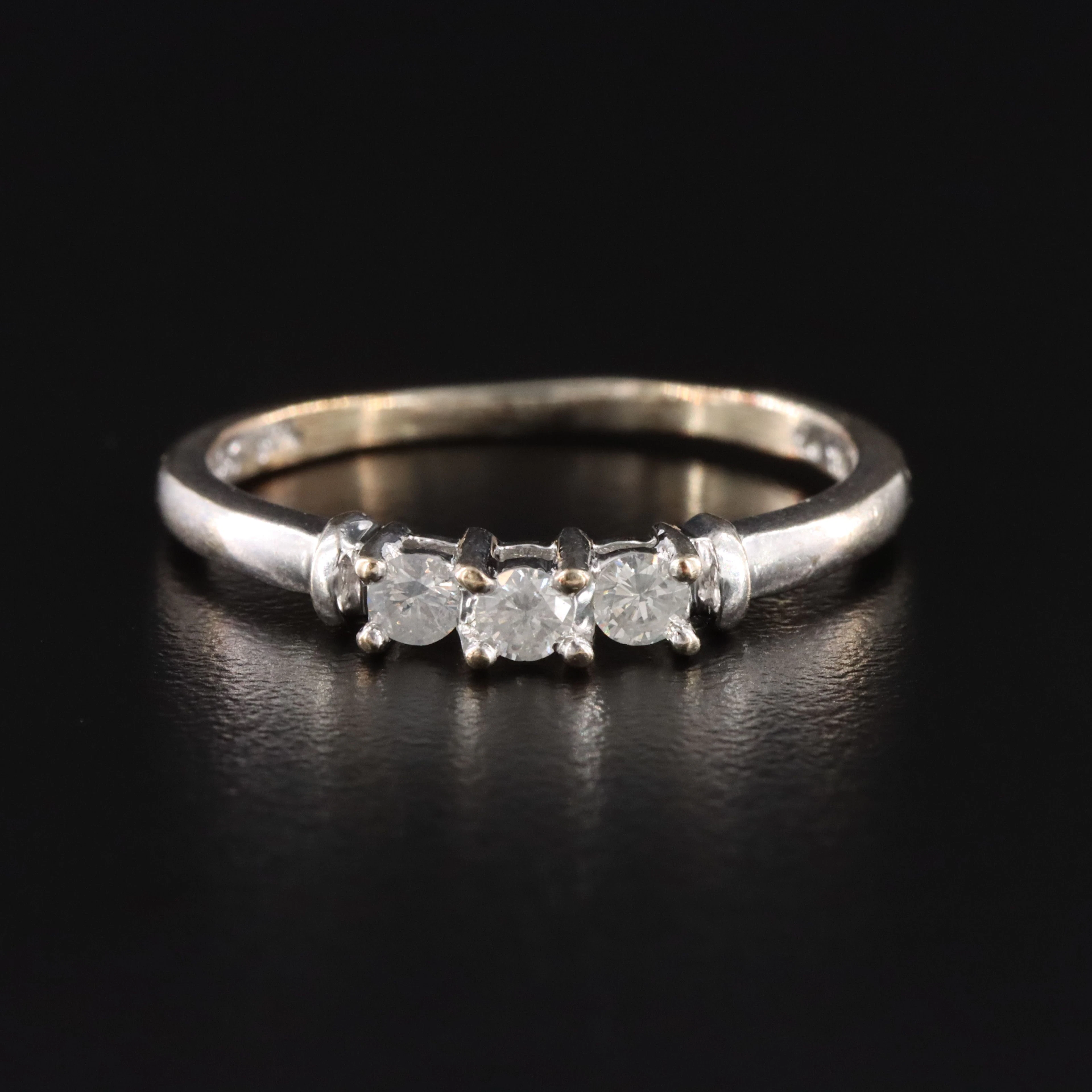 10K 0.24 CTW Diamond Ring