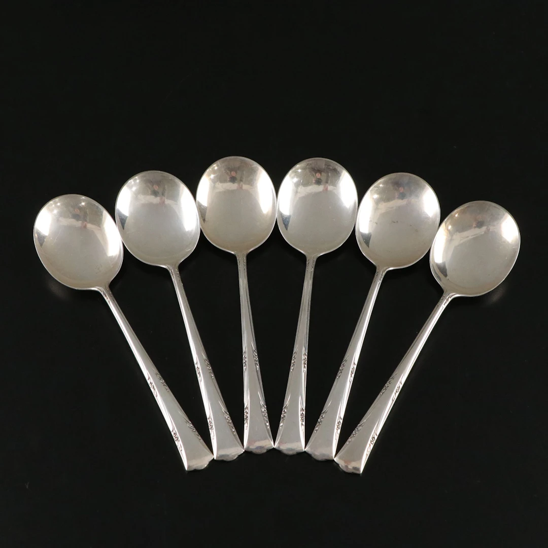 Gorham Sterling Silver Soup Spoons