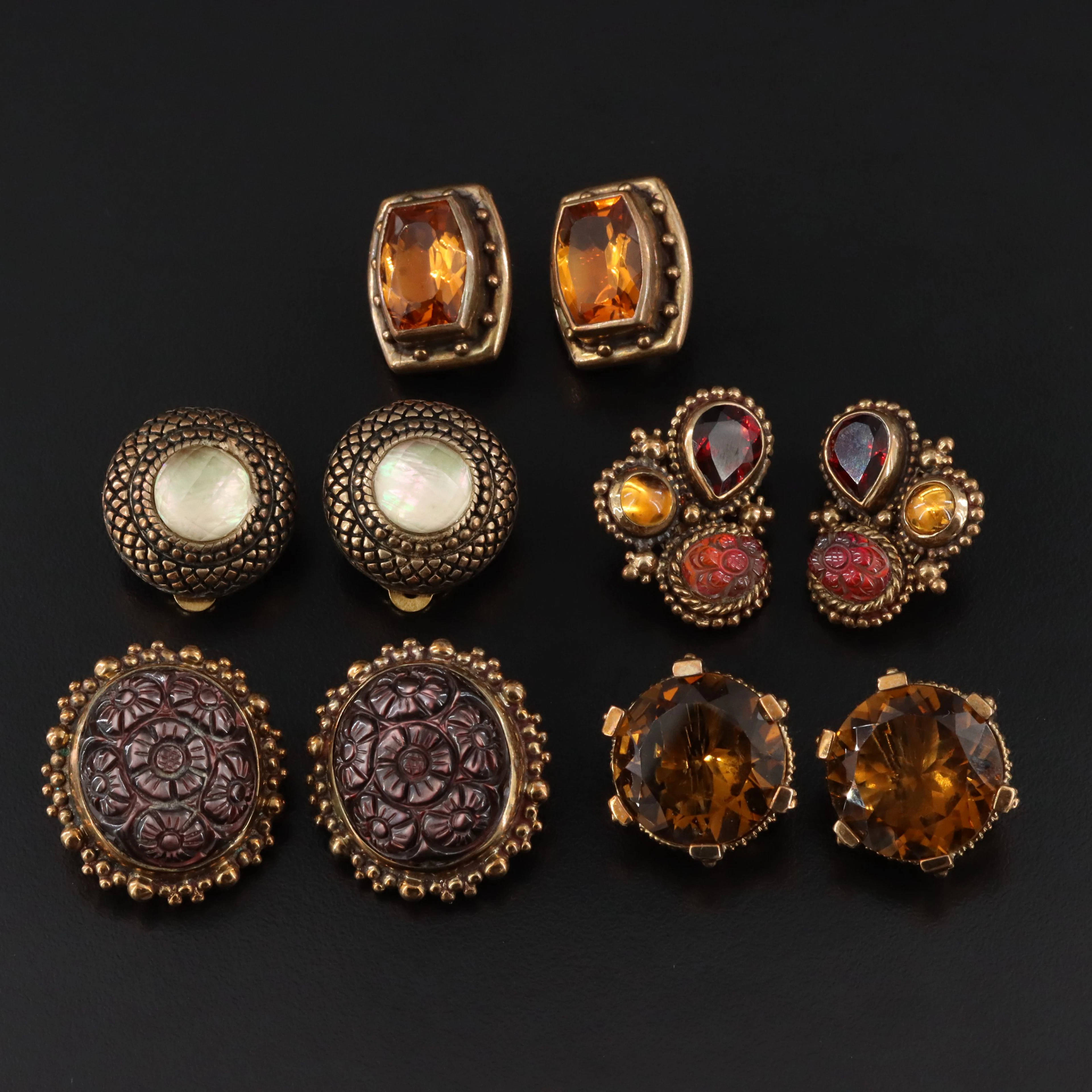 Stephen Dweck Gemstone Earring Collection Featuring Sterling