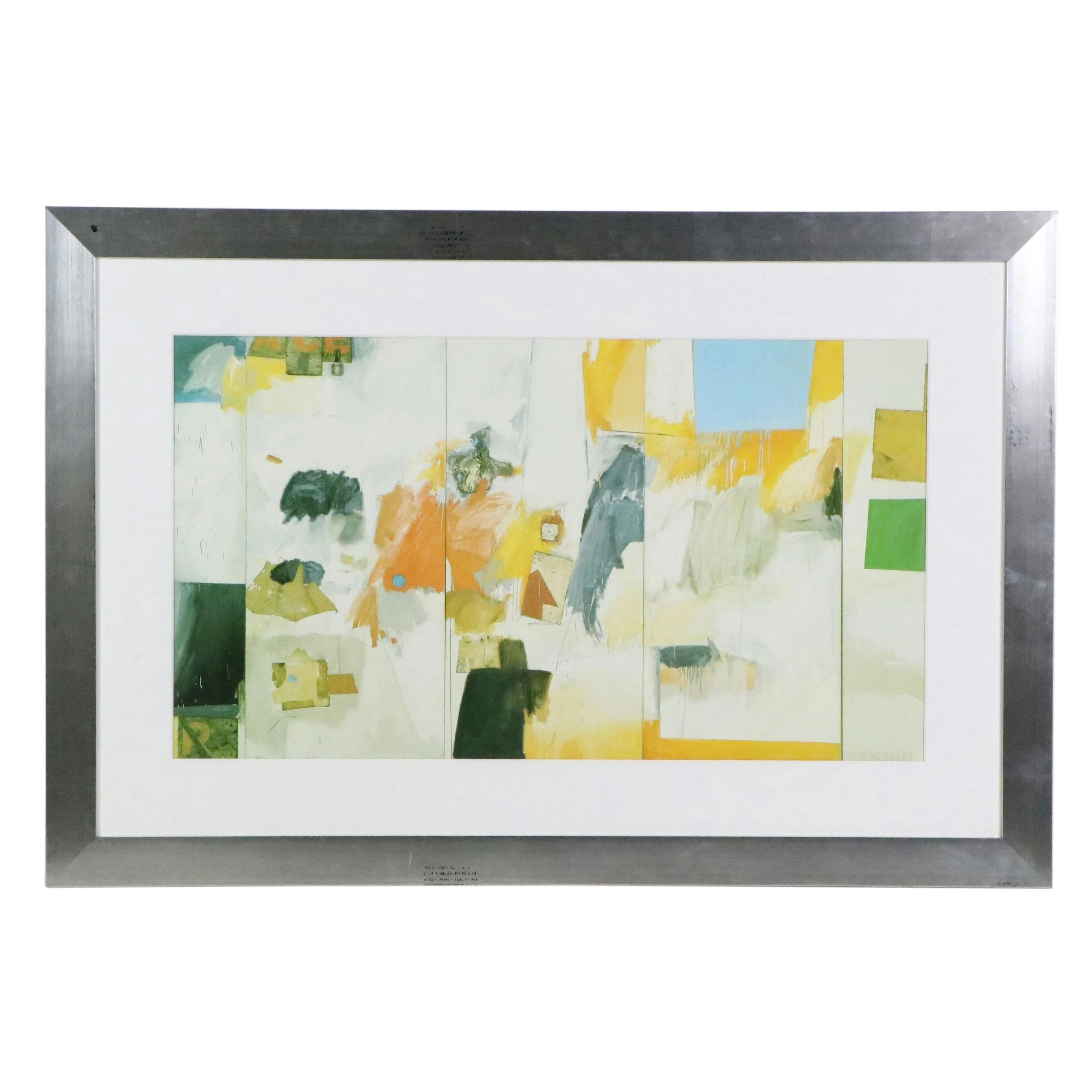 Offset Lithograph After Robert Rauschenberg "Ace," Late 20th Century