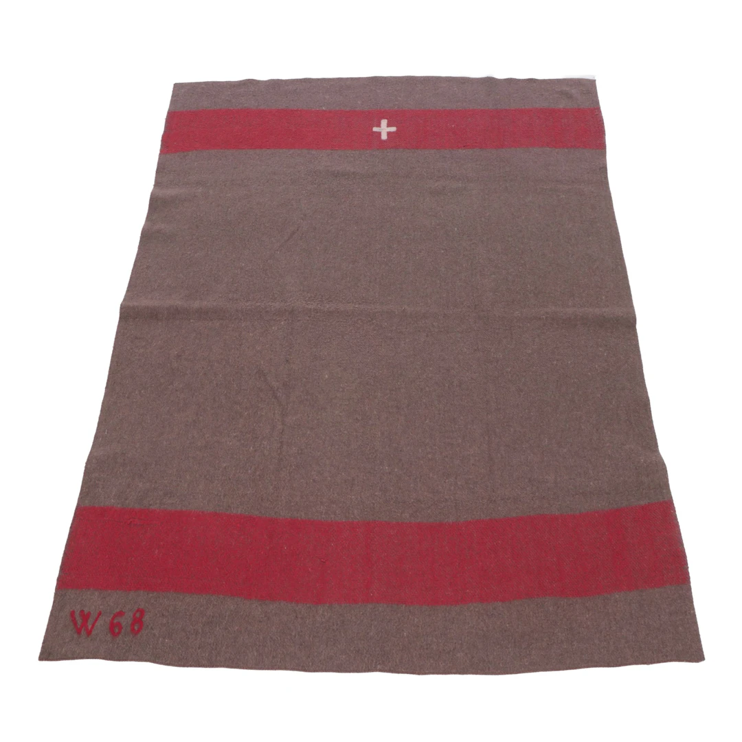 Vintage Swiss Army Replica "W 68" Wool Blanket
