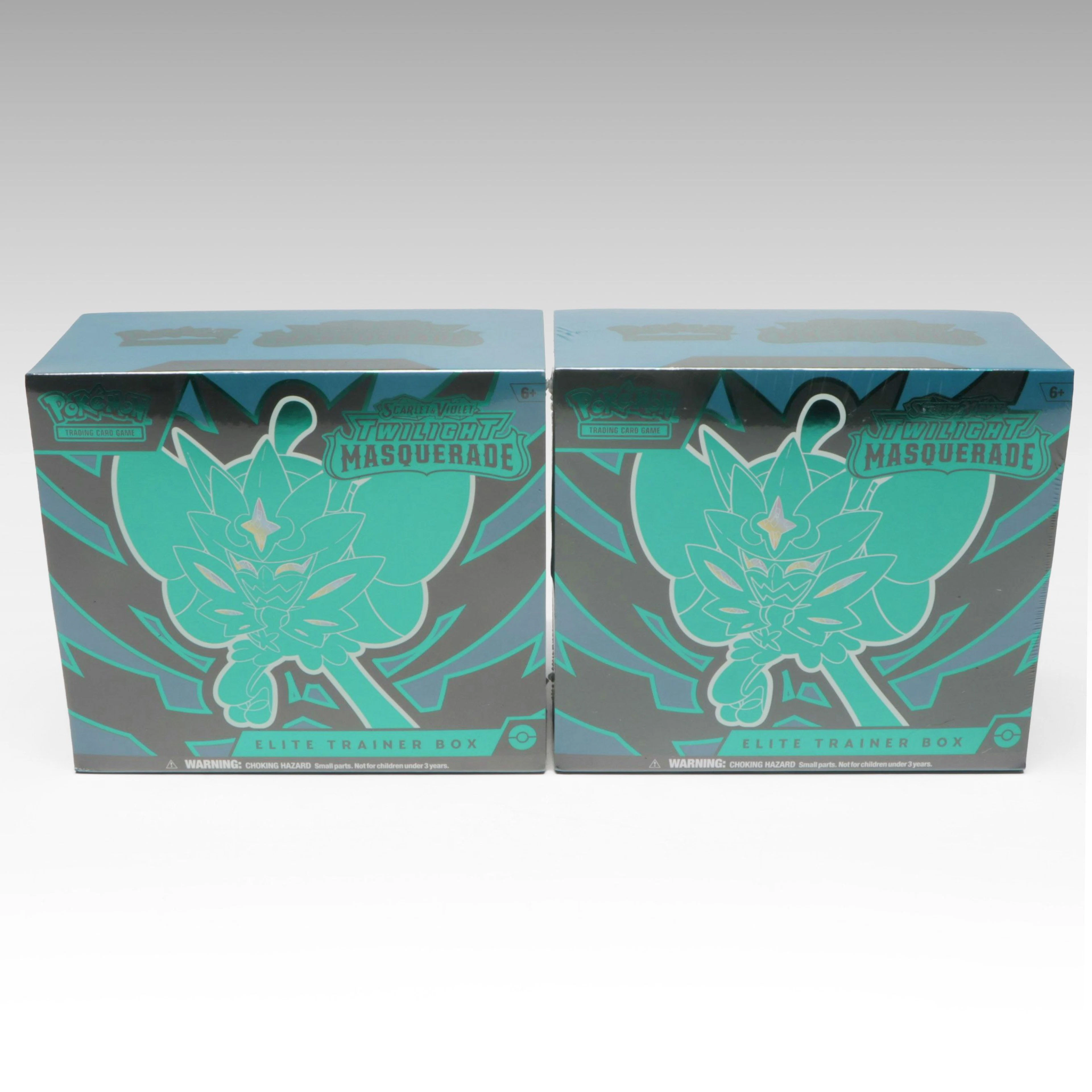 Sealed Scarlet & Violet Twilight Masquerade Pokémon Card Elite Trainer Boxes