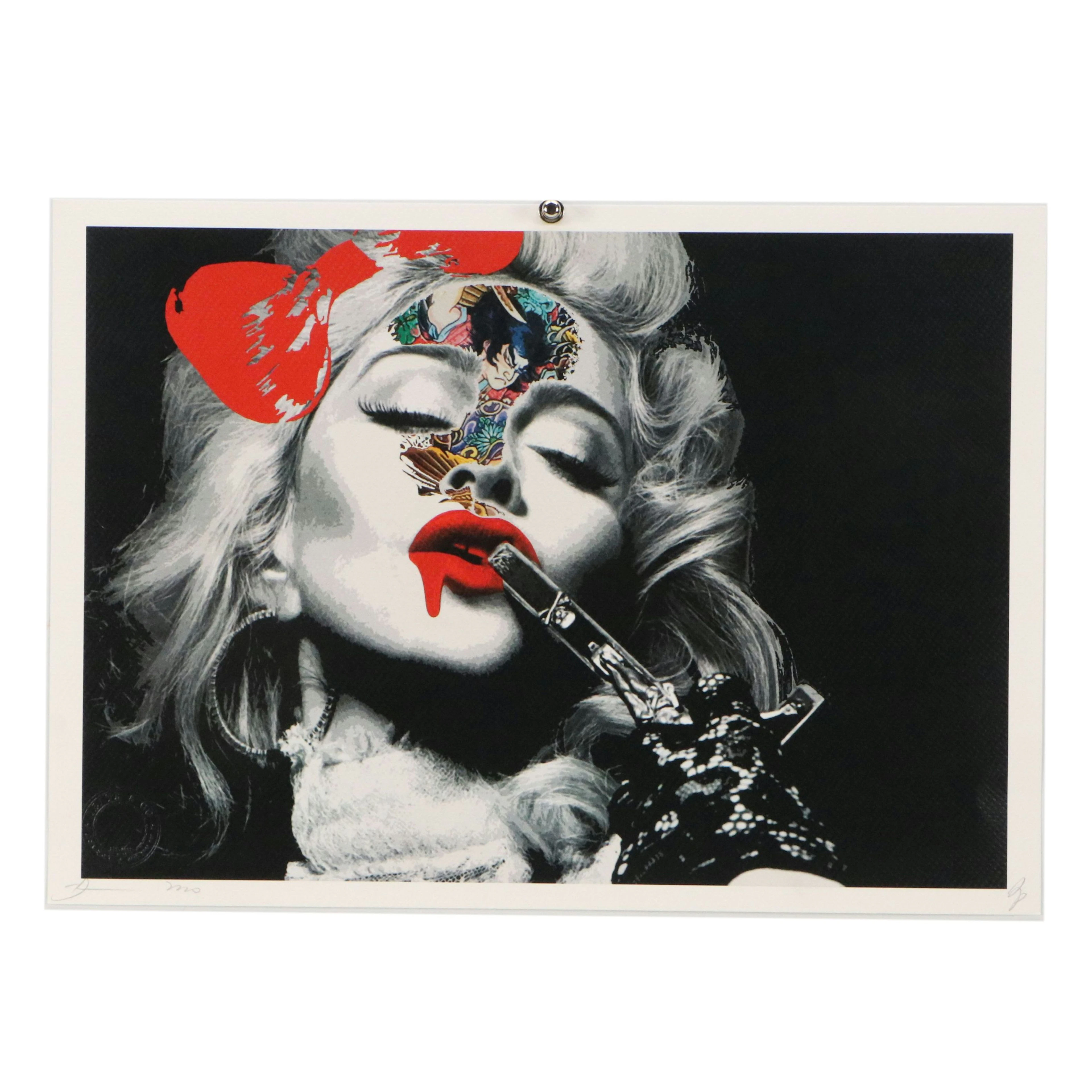 Death NYC Pop Art Graphic Print "Madonna," 2020