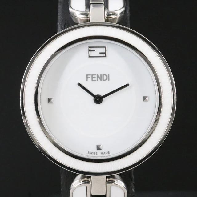 Fendi "My Way" Stainless Steel and Enamel Quartz Dress Watch