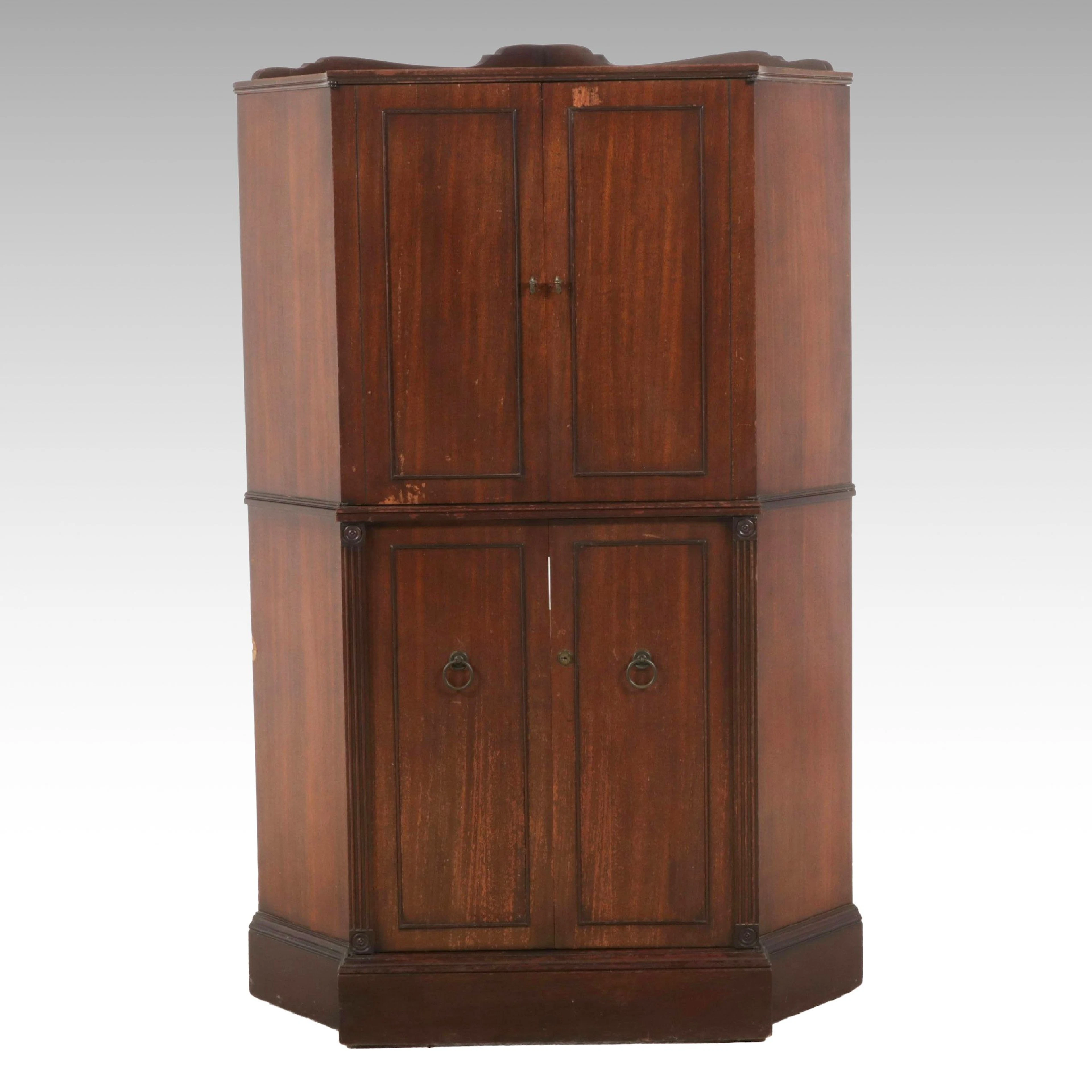 Magnavox Brittany Model MV20C-2 Repurposed Media Corner Cabinet, Circa 1947