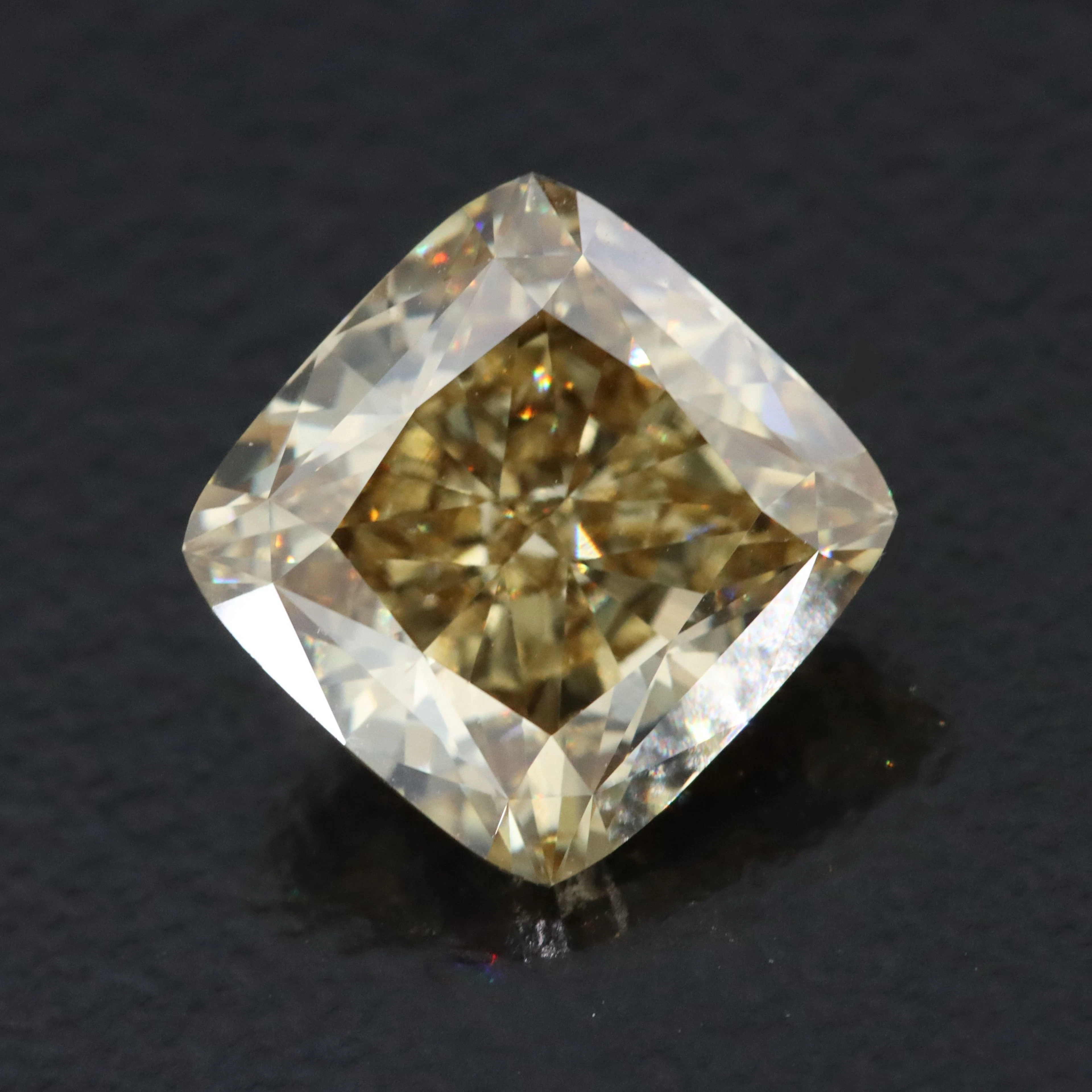 Loose 3.51 CT Fancy Yellow Lab Grown Diamond