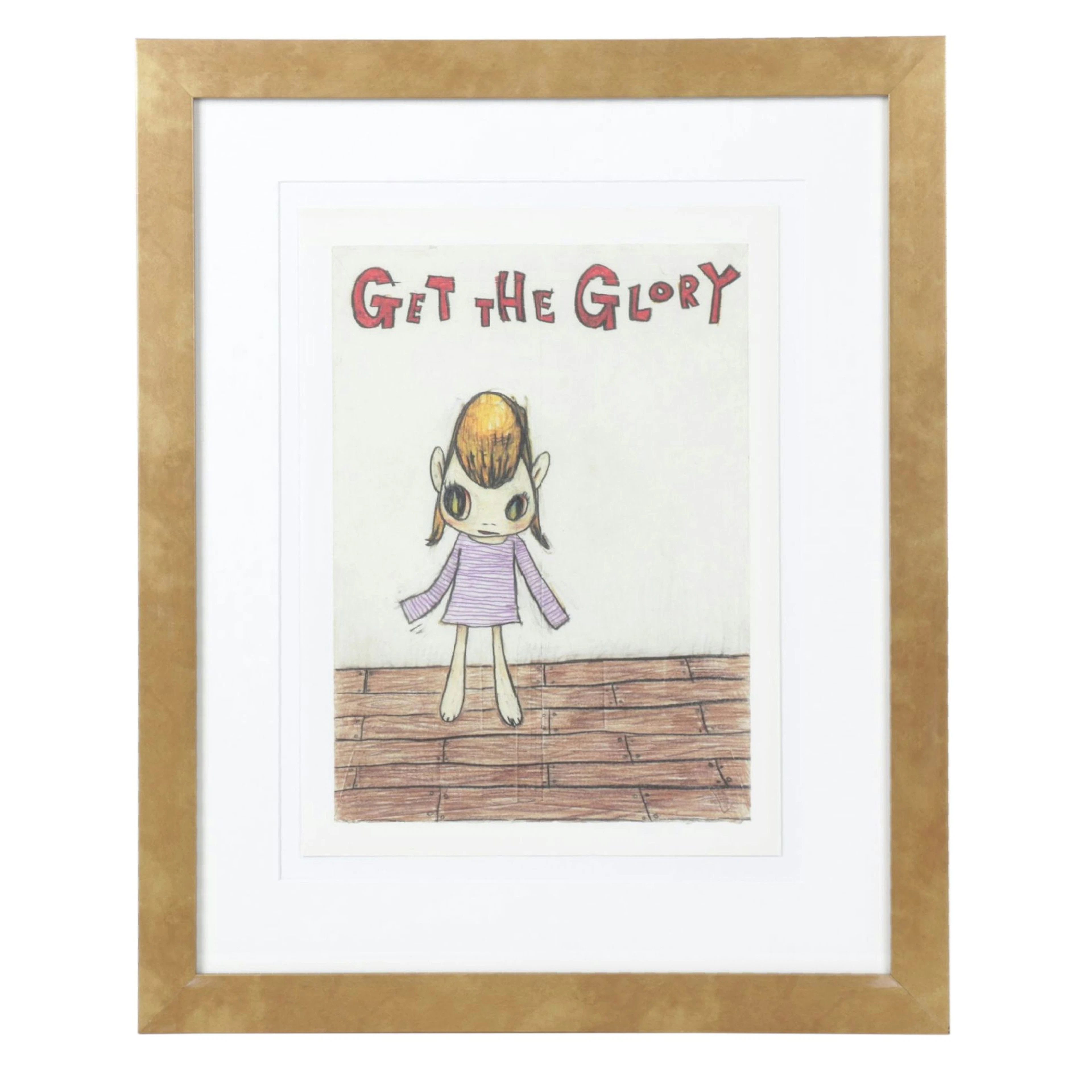 Yoshitomo Nara Offset Lithograph "Get the Glory"