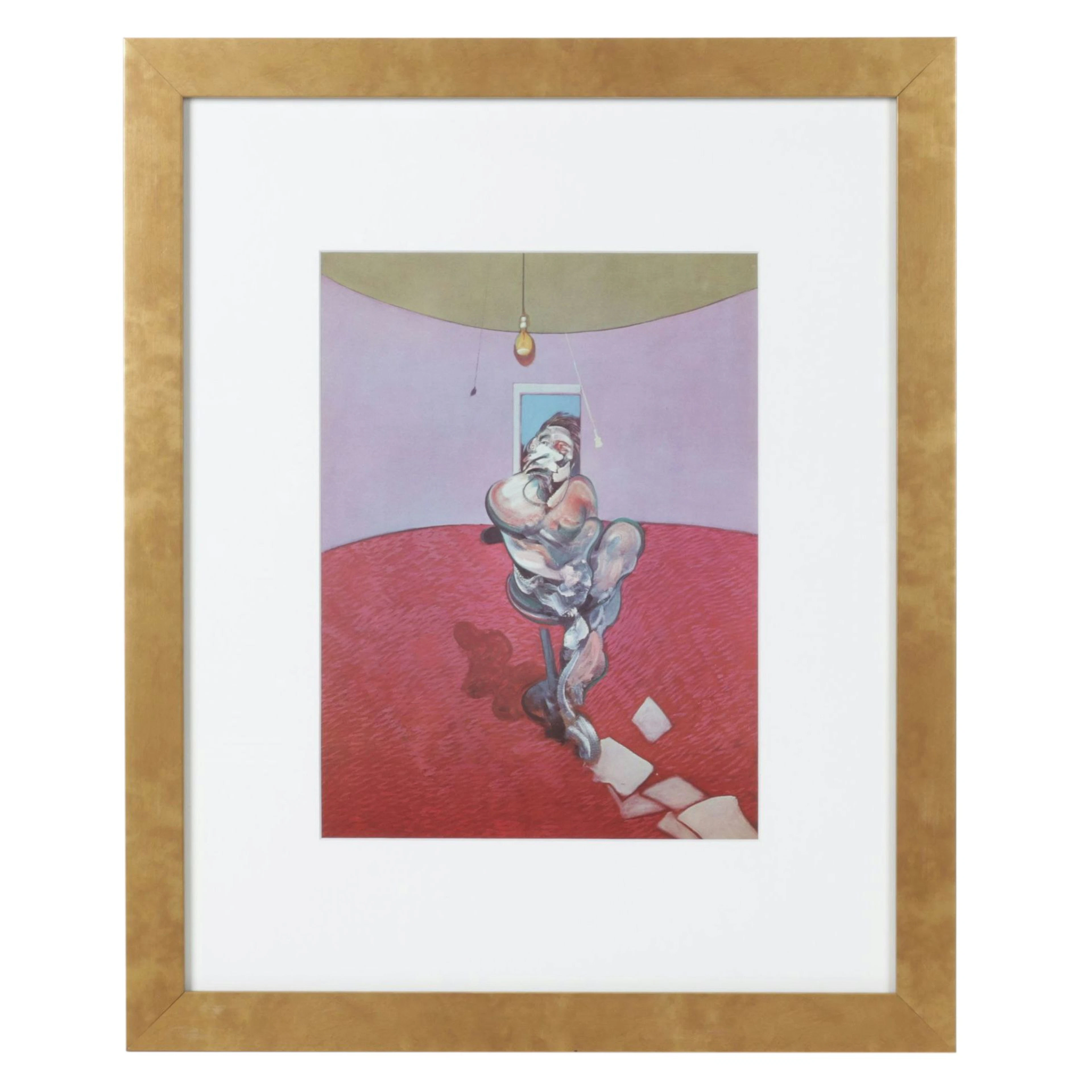 Francis Bacon Color Lithograph "George Dyer, Staring at a Blind Cord," 1966