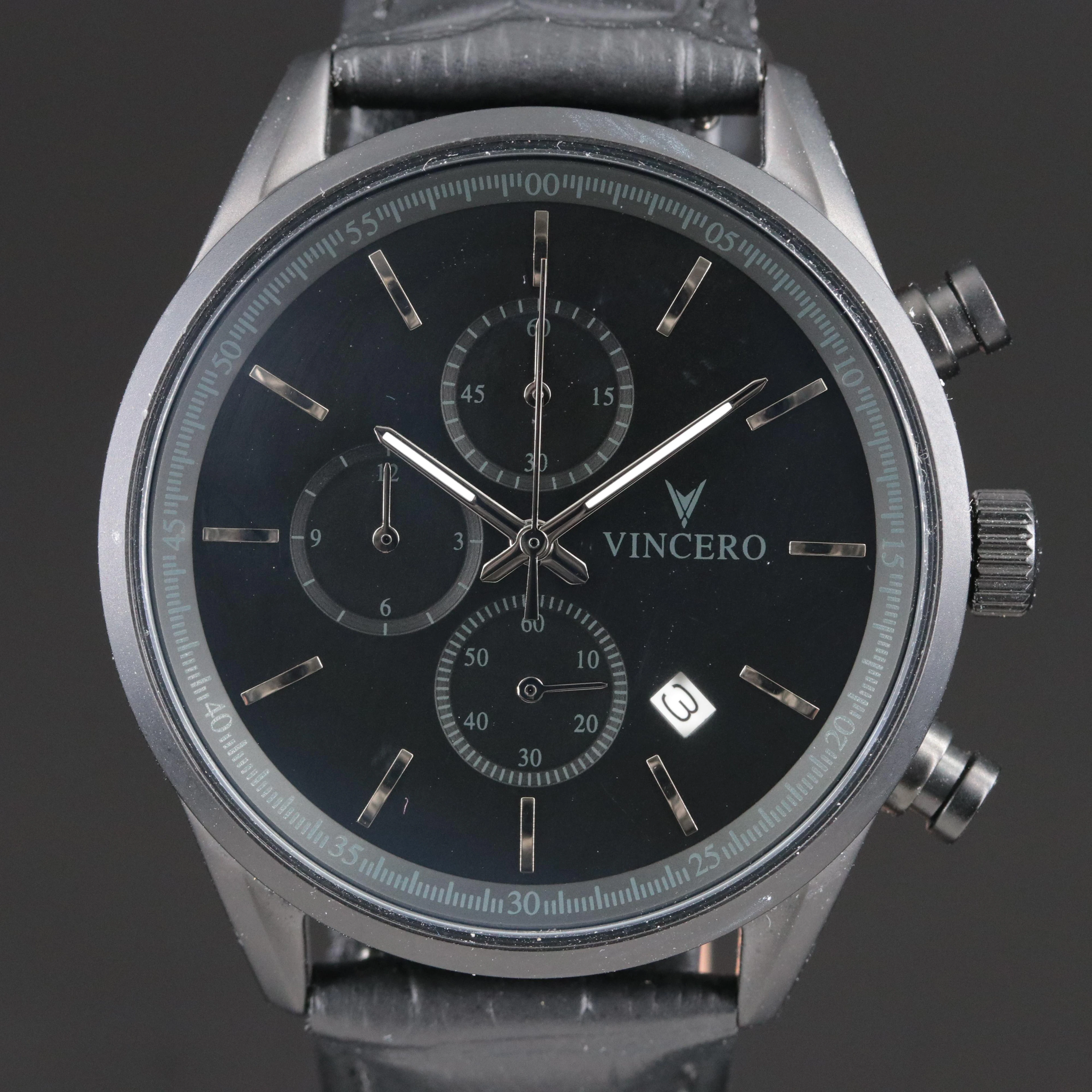 Vincero The Chrono S2 40mm Stealth Watch