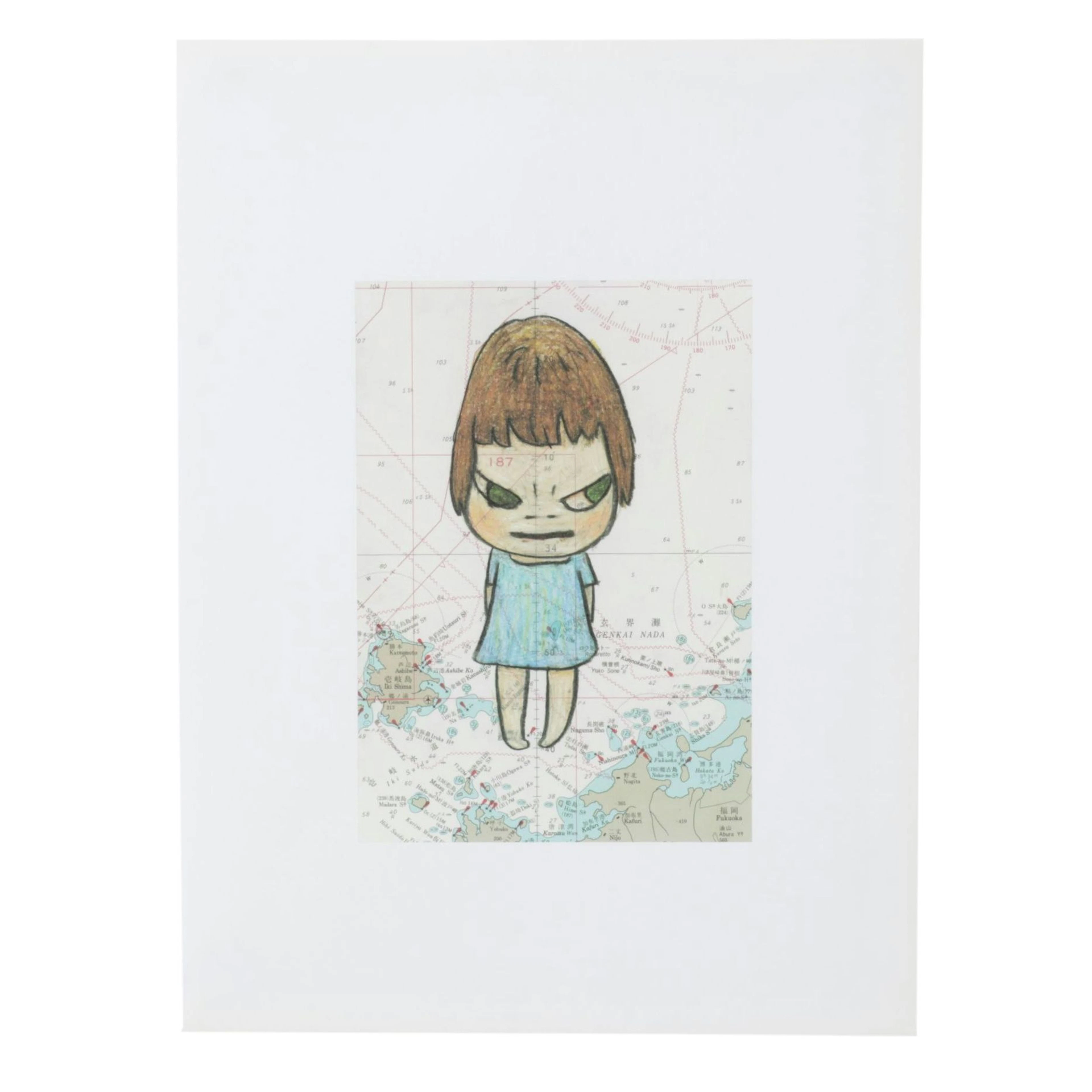 Yoshitomo Nara Offset Lithograph from "Drawing File," 2005