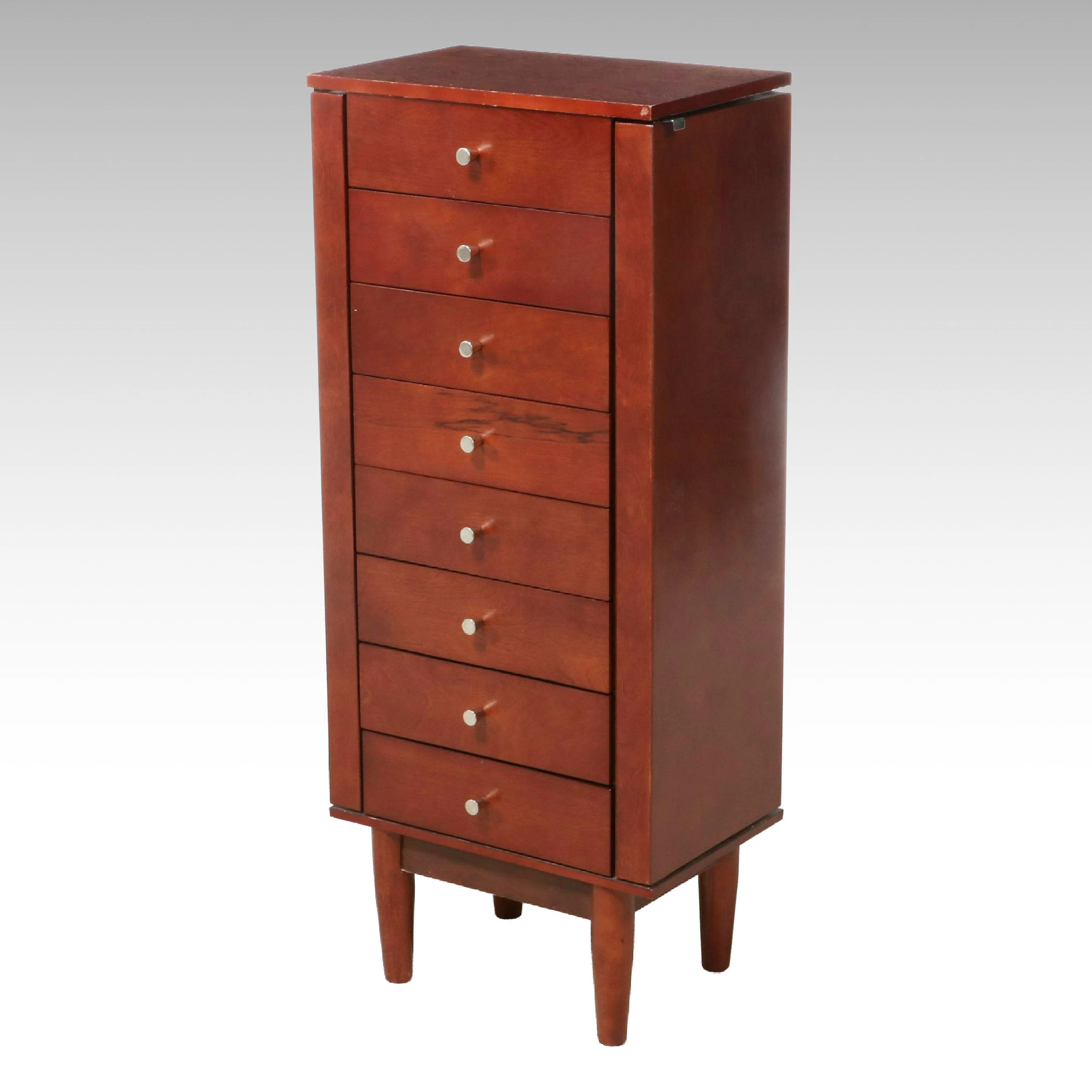 Mid Century Modern Style Jewelry Chest