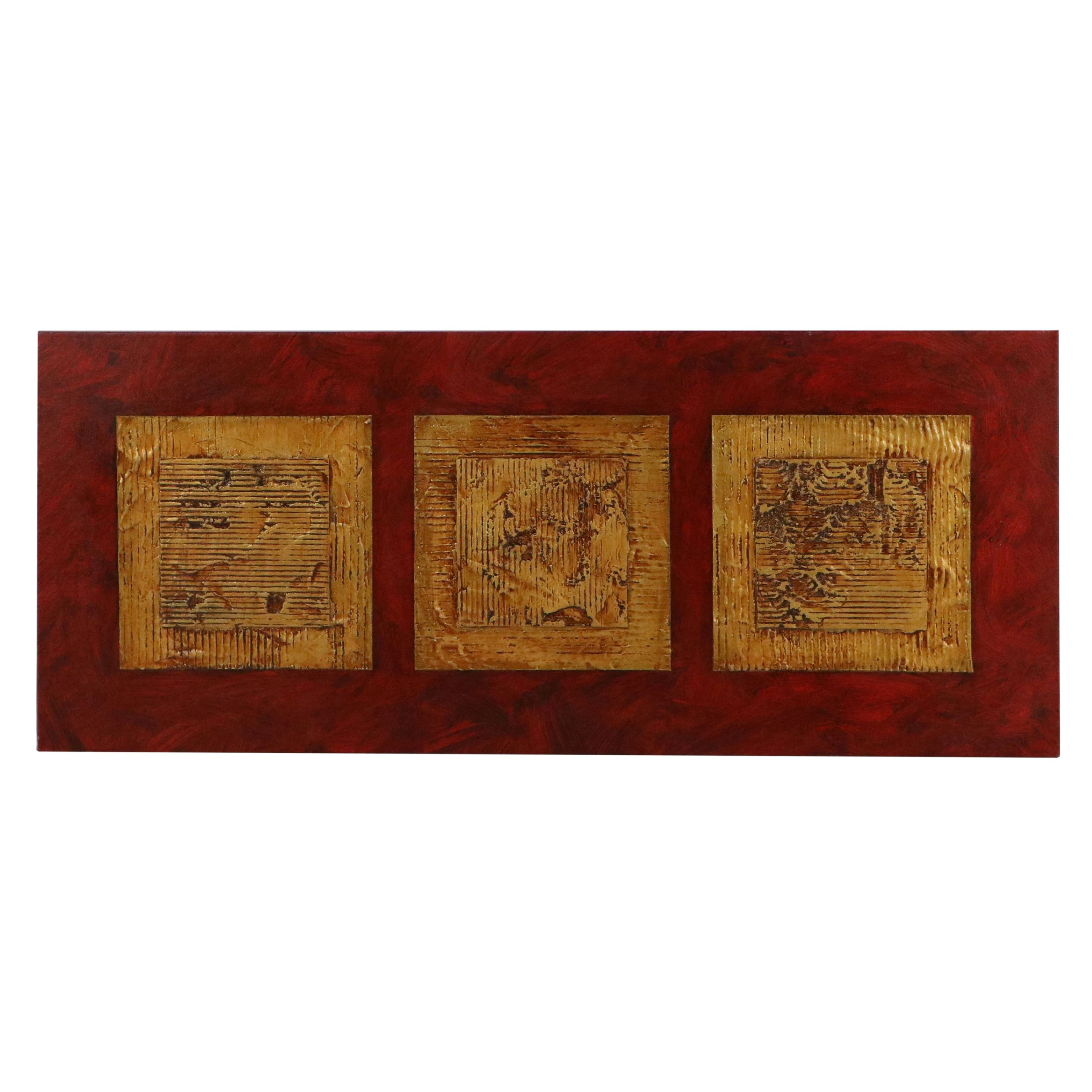 J. Thomas Abstract Acrylic Painting "Ventanas"