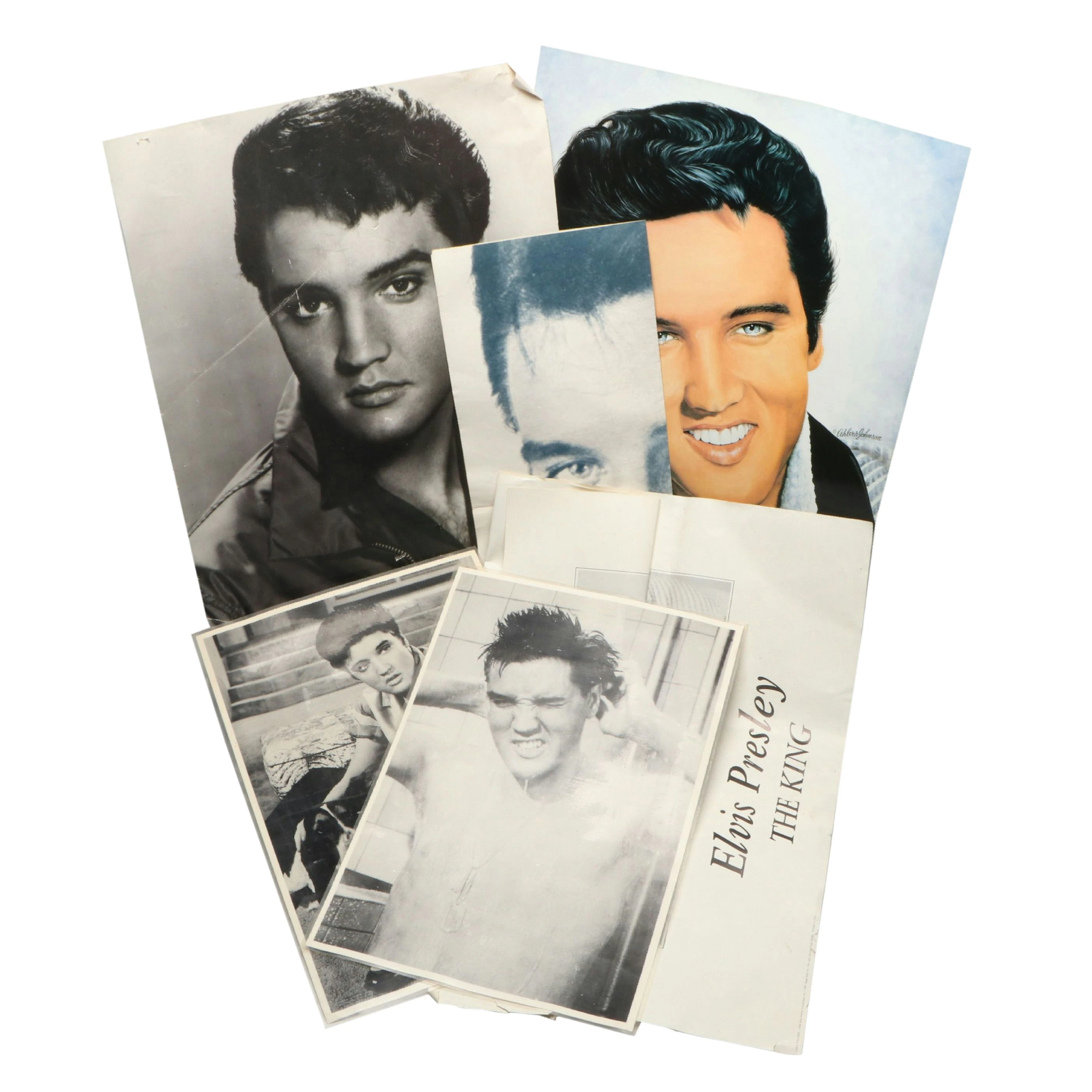 Elvis Presley Enterprises "The King" with More Elvis Posters and Photographs