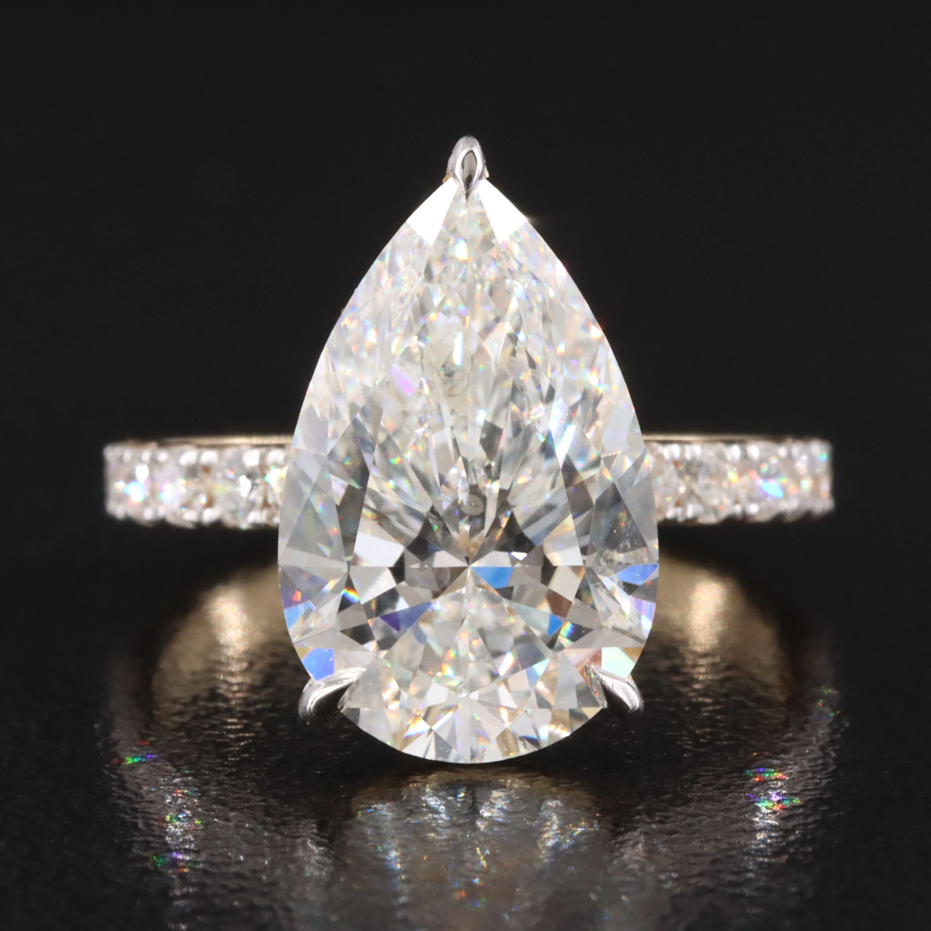 14K 5.47 CTW Lab Grown Diamond Ring with IGI Report