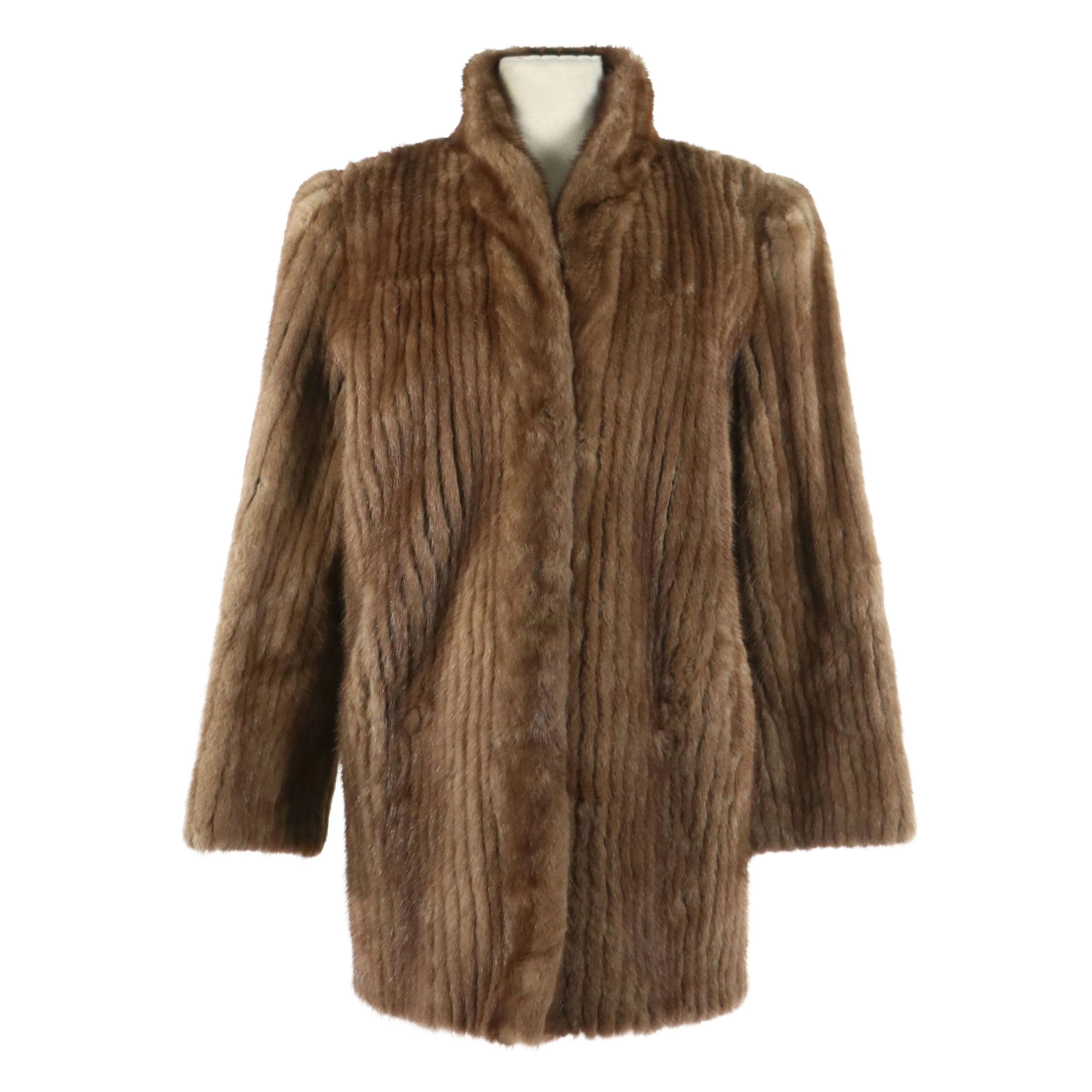 Corded Mink Fur Jacket from Donenfeld's of Dayton, Vintage