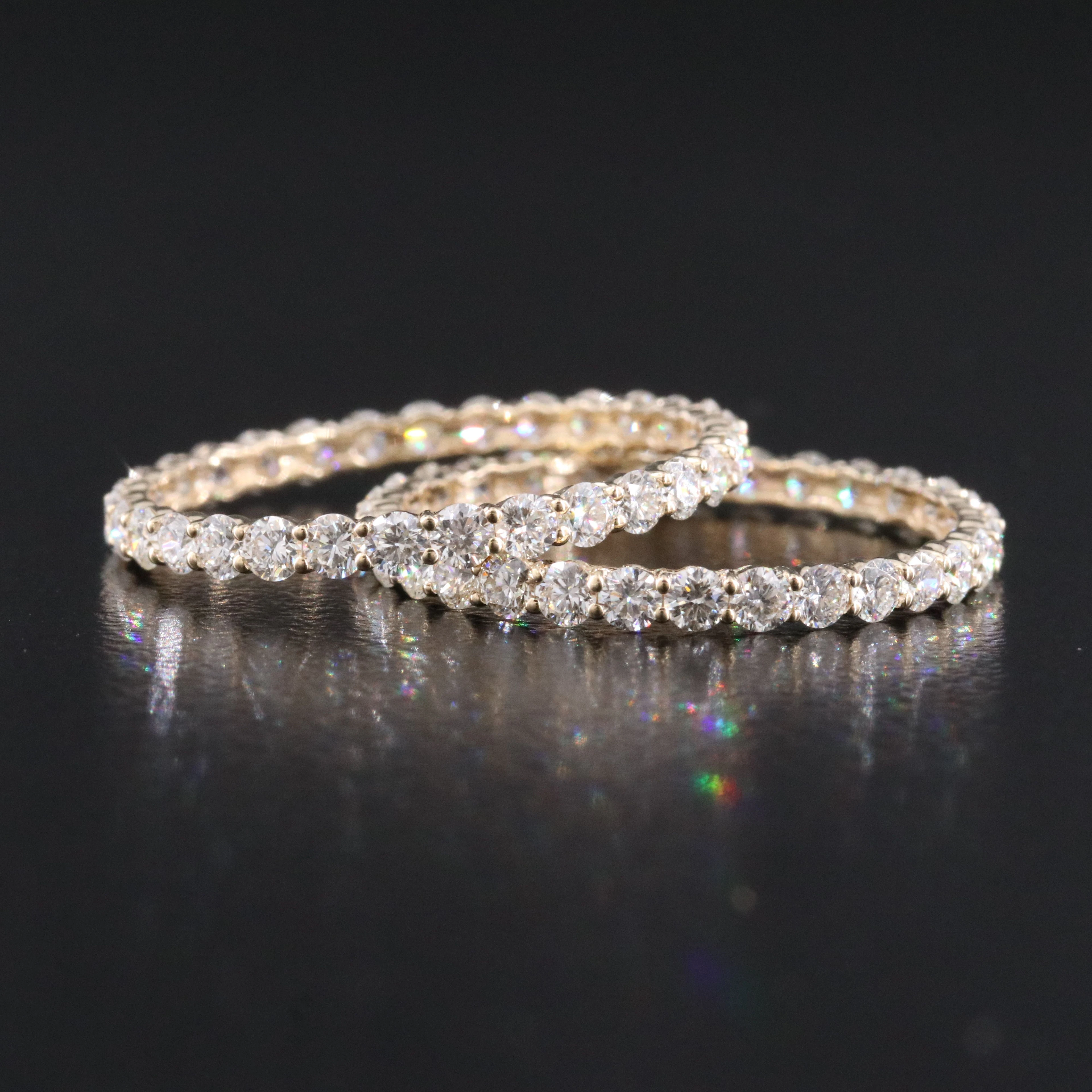 14K 1.81 CTW Diamond Stacking Eternity Band