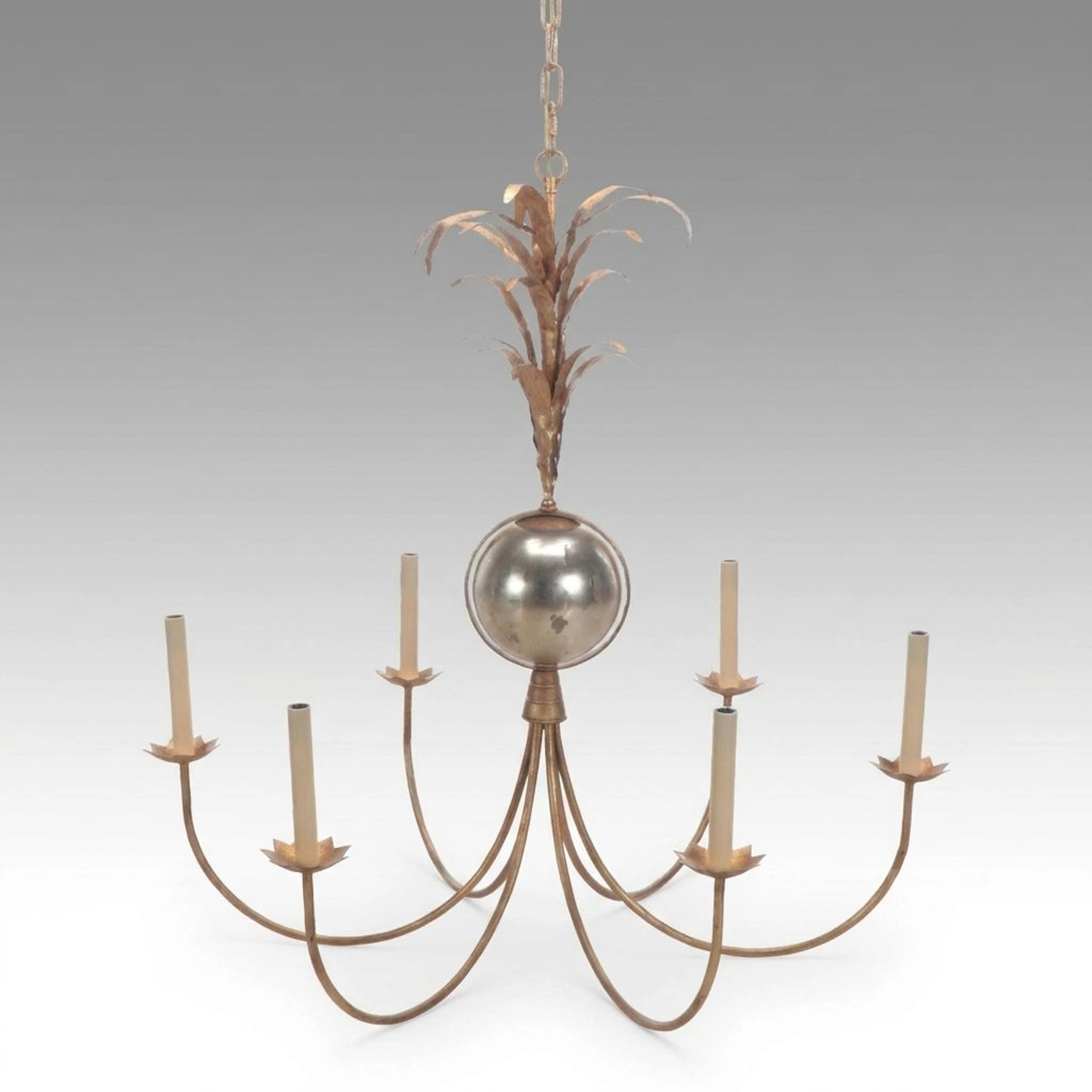 Chapman & Myers for Visual Comfort & Co. "Gramercy" Six-Arm Chandelier