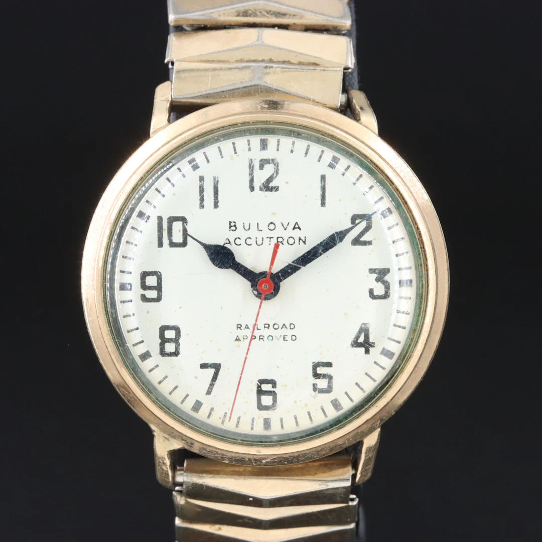 Bulova Accutron Railroad Approved Gold-Filled Watch