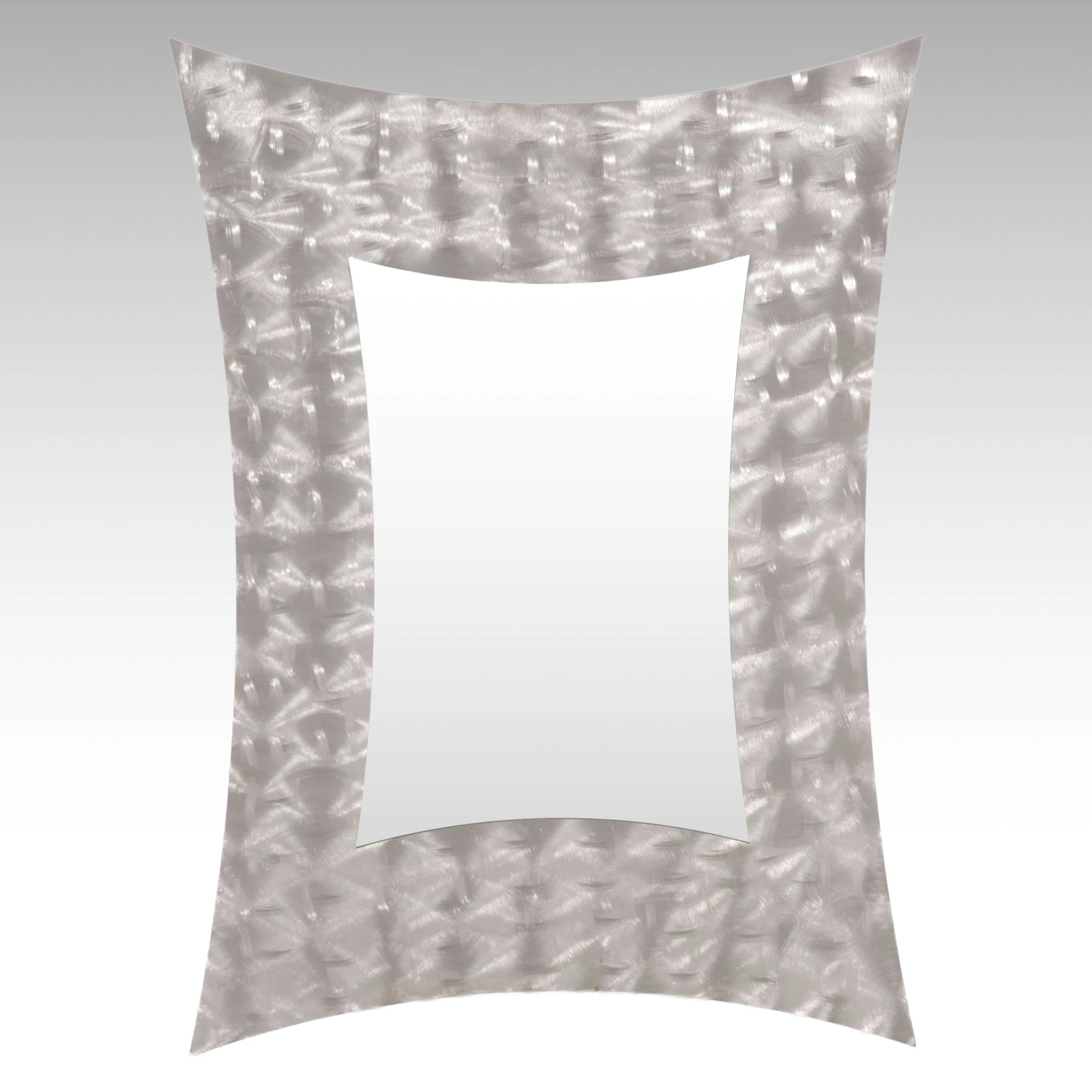 Abstract Modern Textures Metal Wall Mirror