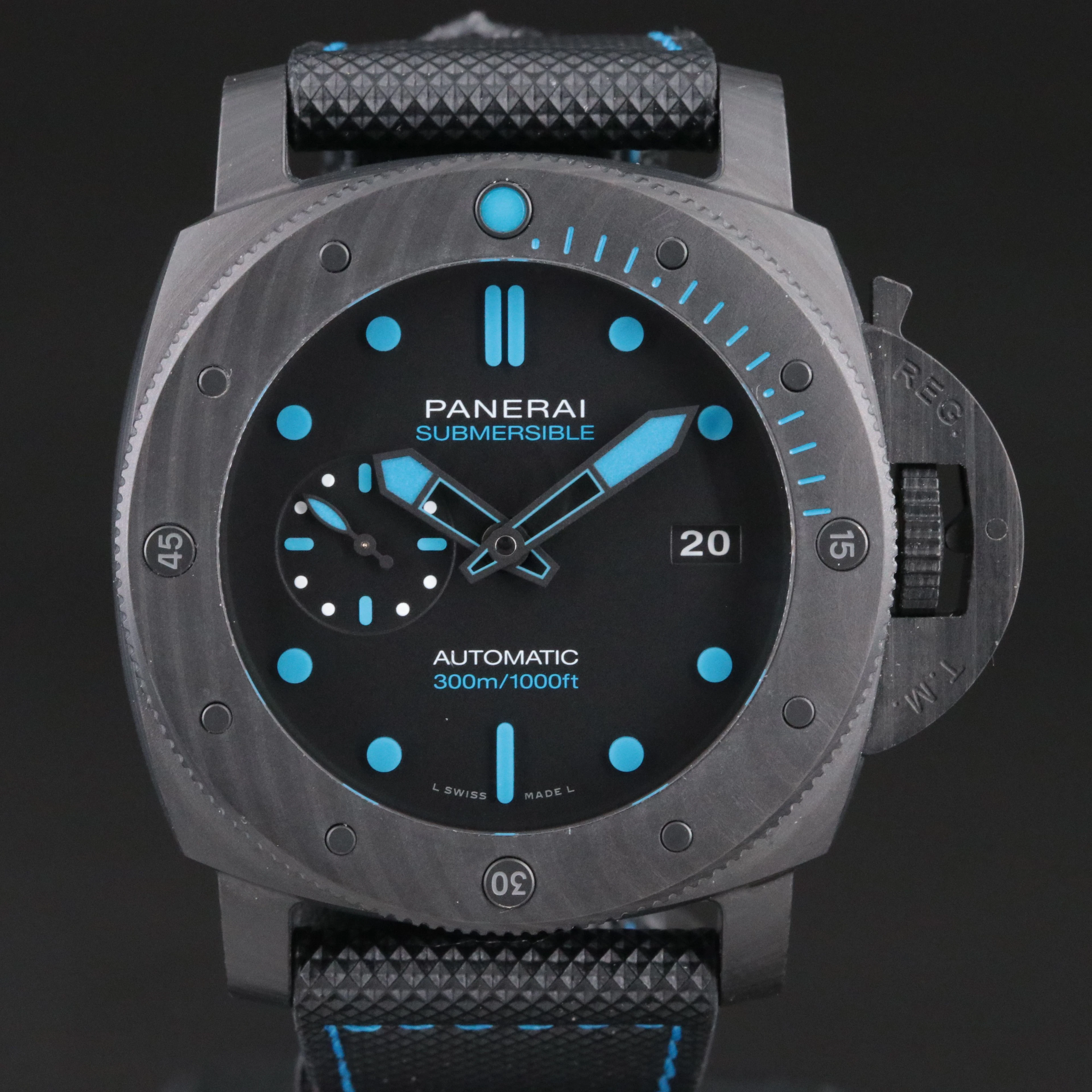 Panerai Submersible Carbotech Automatic Watch PAM01616