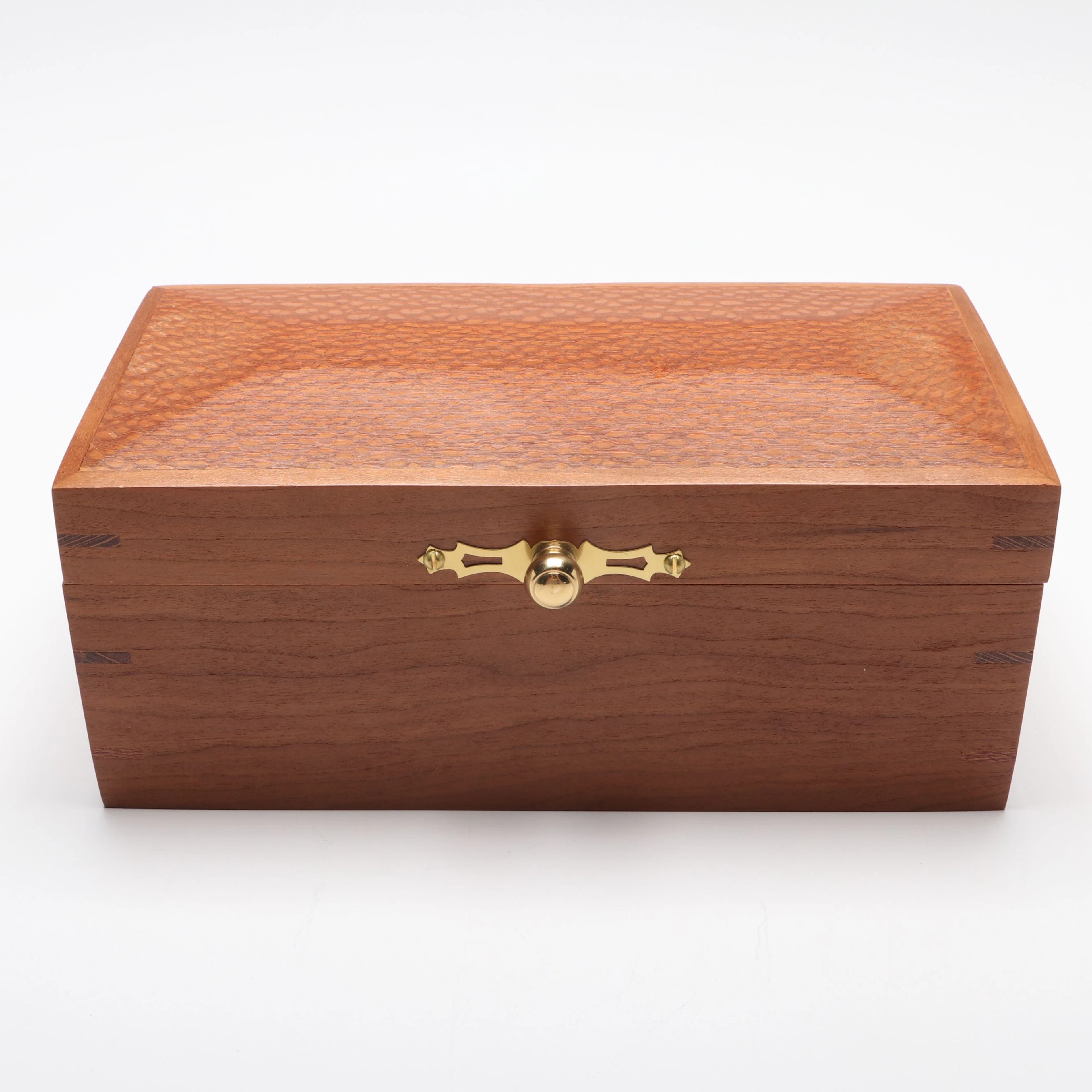Lacewood Inlaid Cherry Decorative Box, 2019