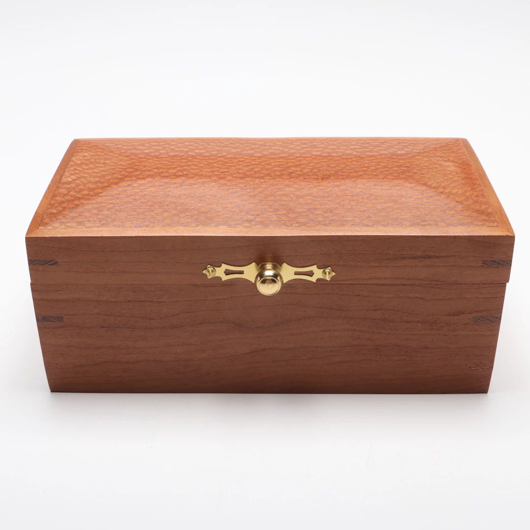 Lacewood Inlaid Cherry Decorative Box, 2019
