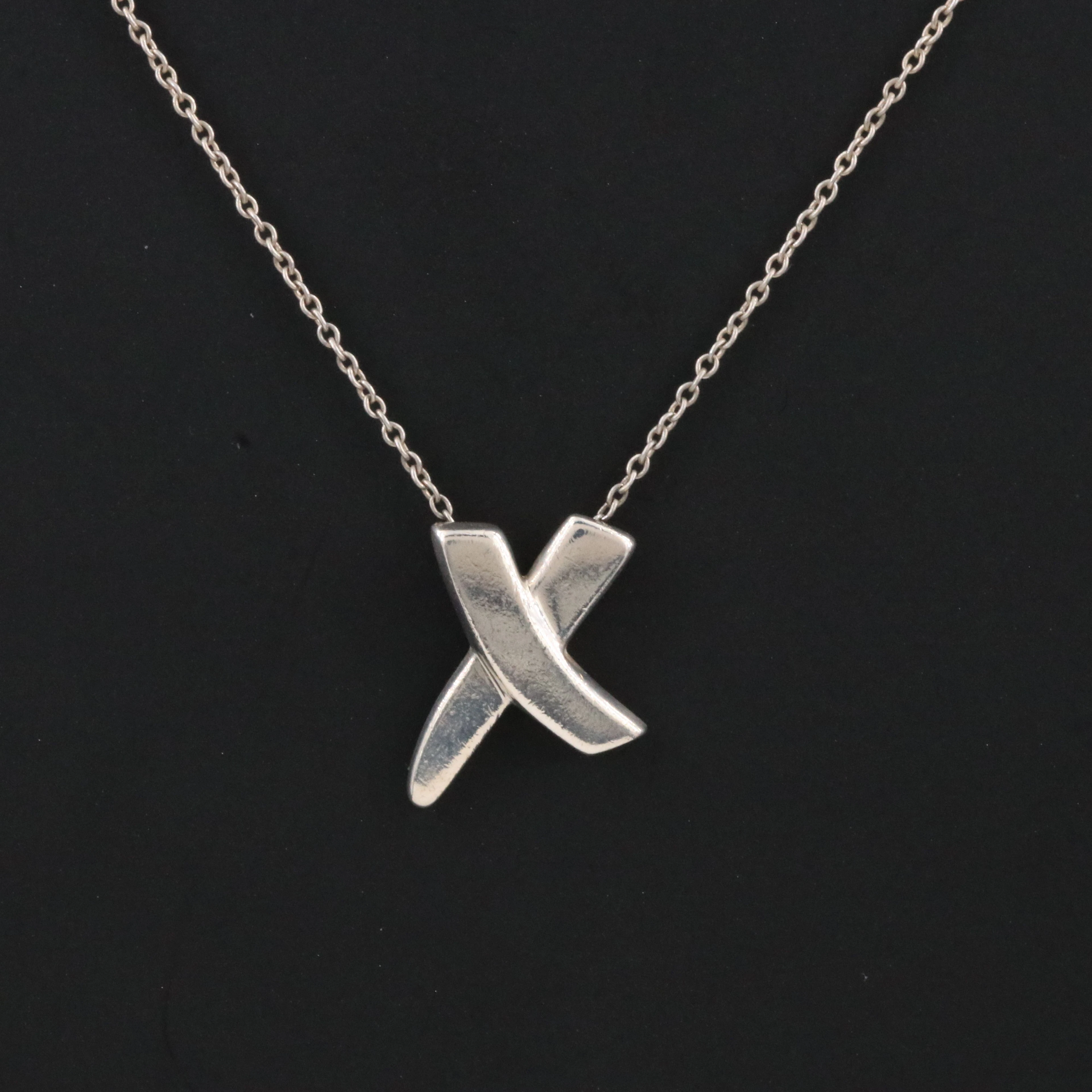 Paloma Picasso for Tiffany & Co. Graffiti X Sterling Necklace