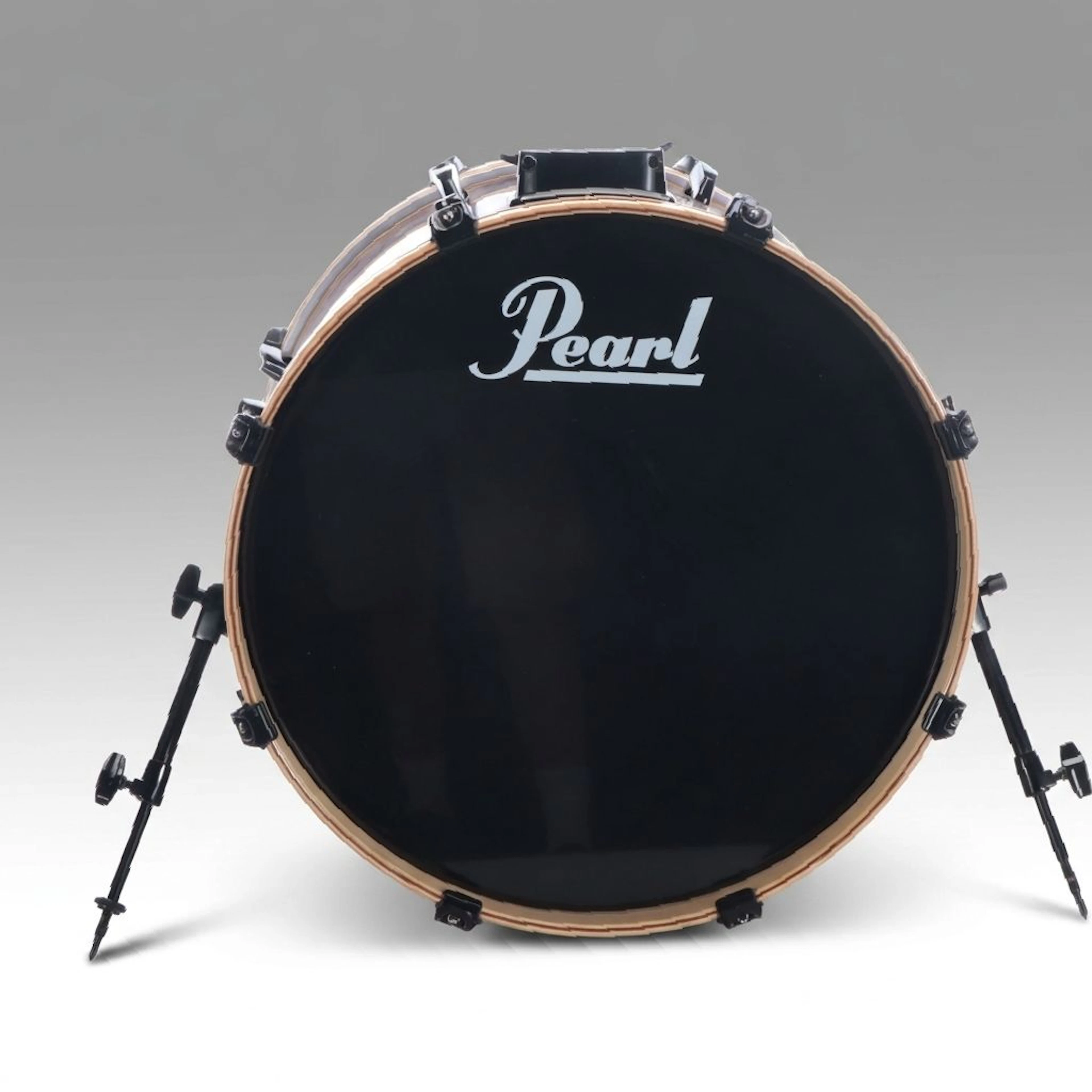 Pearl Export Series Bass Drum with Aquarian Super Kick III Drumhead
